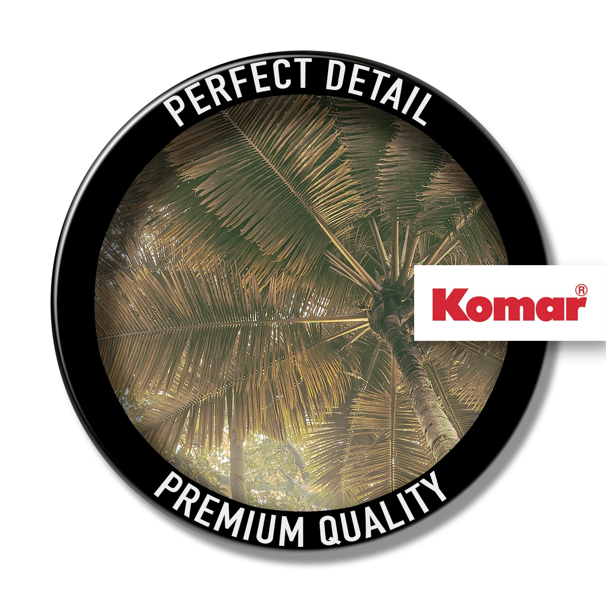 Komar Fototapete »Digitaldruck Vlies -  Palms Panorama - Grösse 300 x 250 cm« bedruckt | geblümt | gemustert | tropisch glatt Wohnzimmer, Schlafzimmer