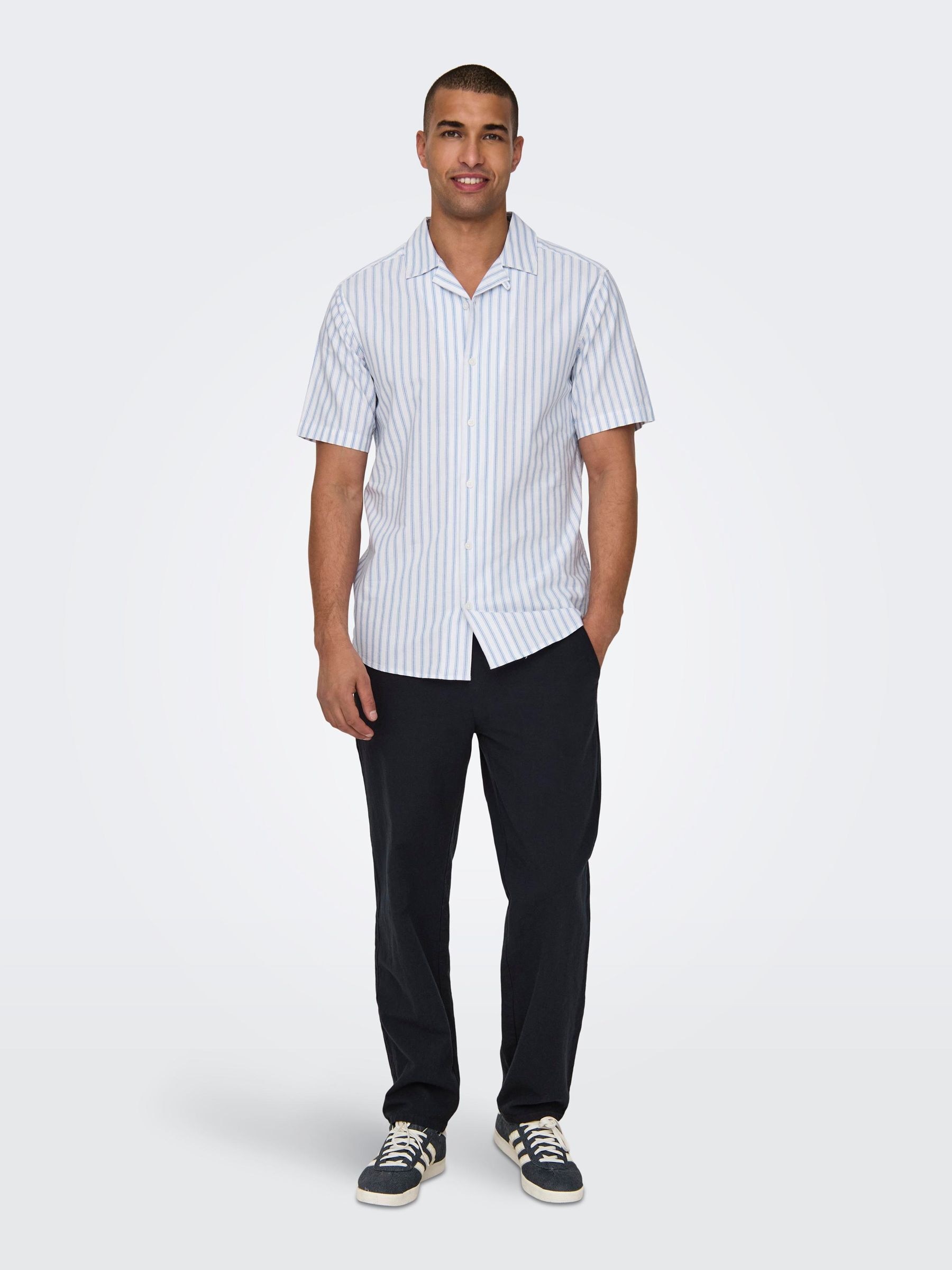 ONLY & SONS Pantalon de survêtement »ONSSINUS LOOSE 0007 COT LIN PANT NOOS«