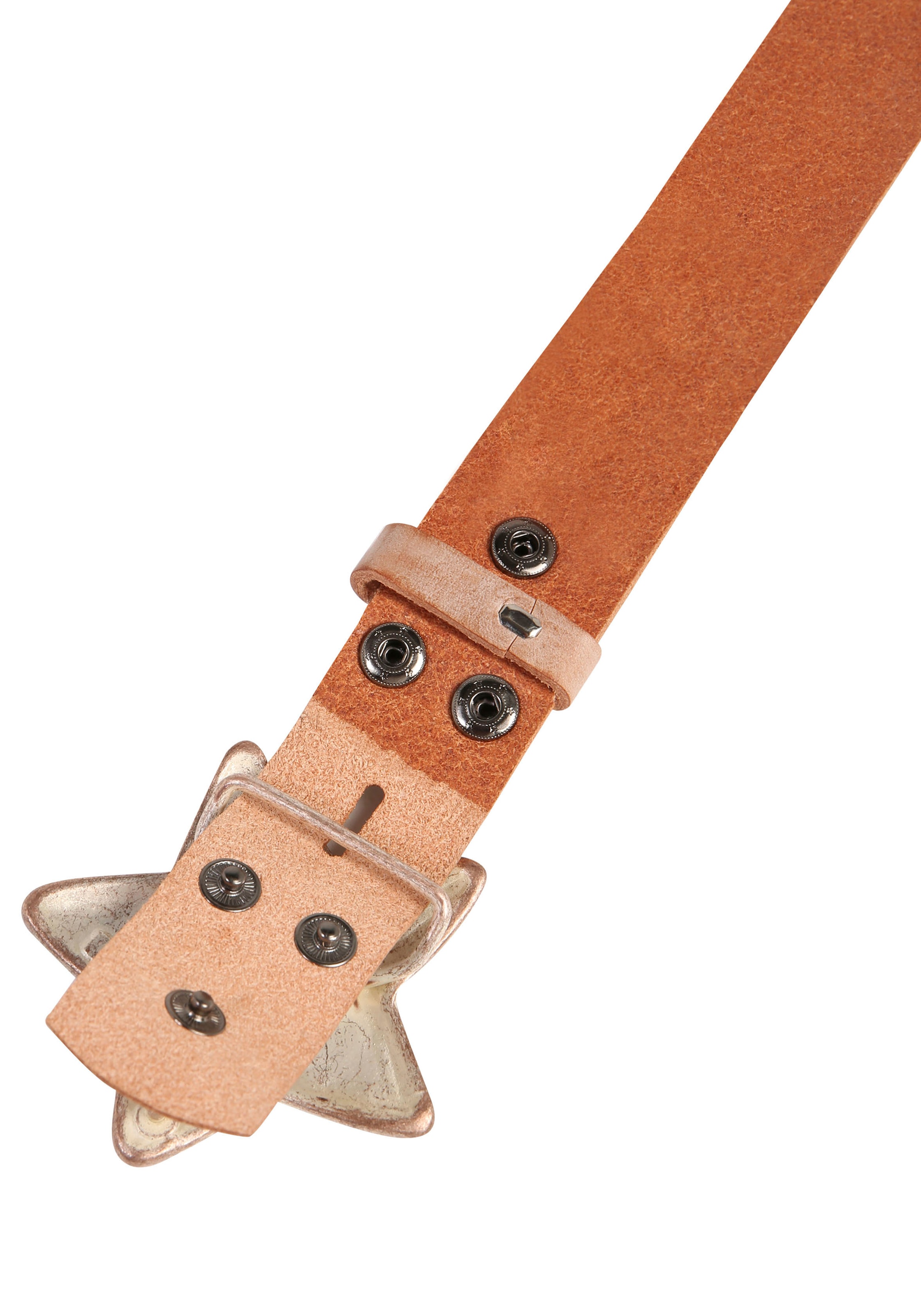 RETTUNGSRING by showroom 019° Ceinture en cuir mit austauschbarer Schliesse »Seestern Rosé«