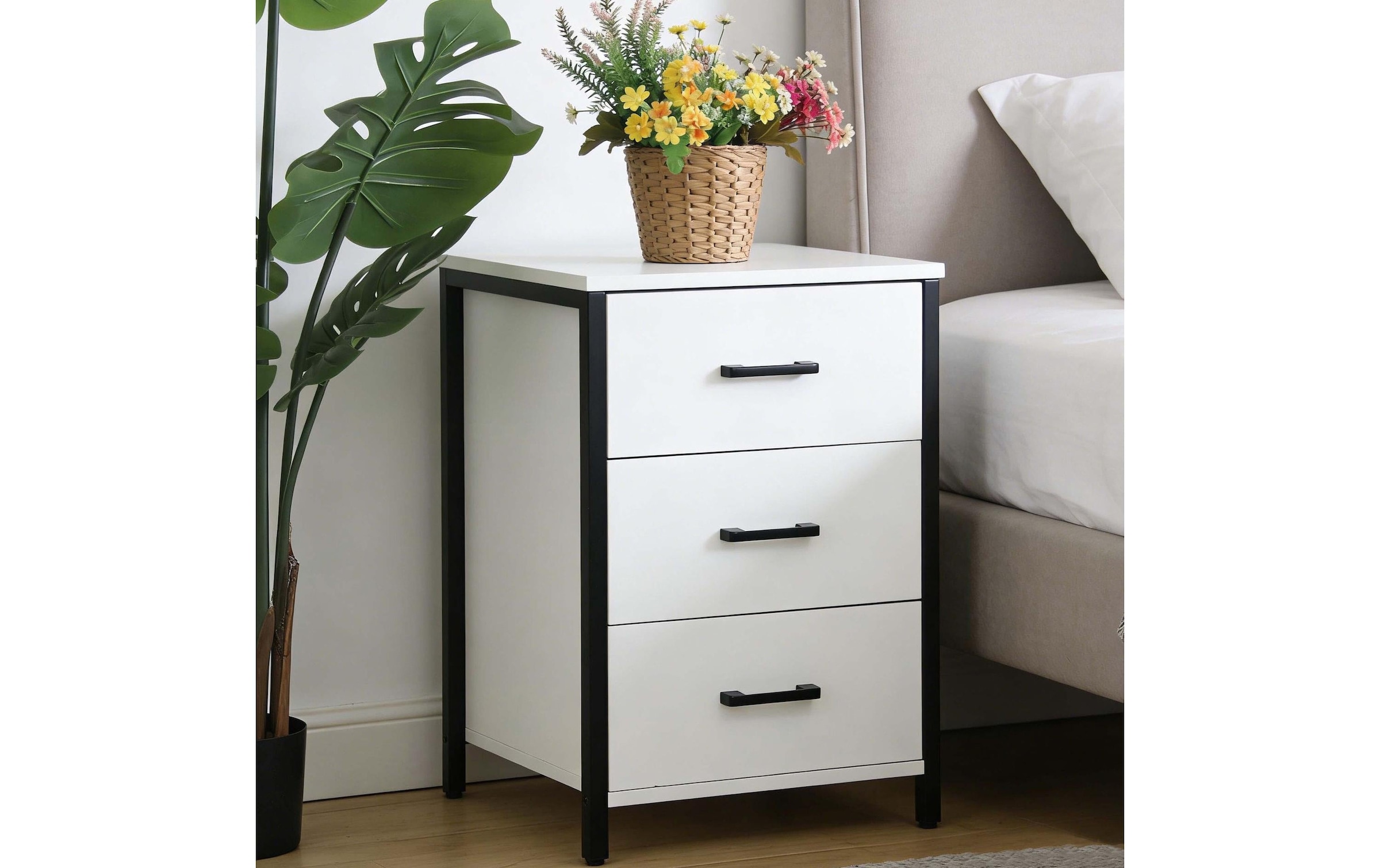 relaxdays Table de nuit »40 x 60 cm«