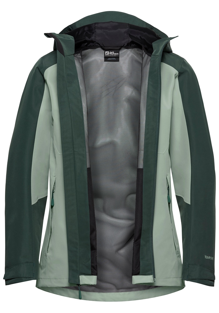 Jack Wolfskin Funktionsjacke »WILDBOUND 2L JKT W« Wasserdicht, atmungsaktiv, Übergangsjacke