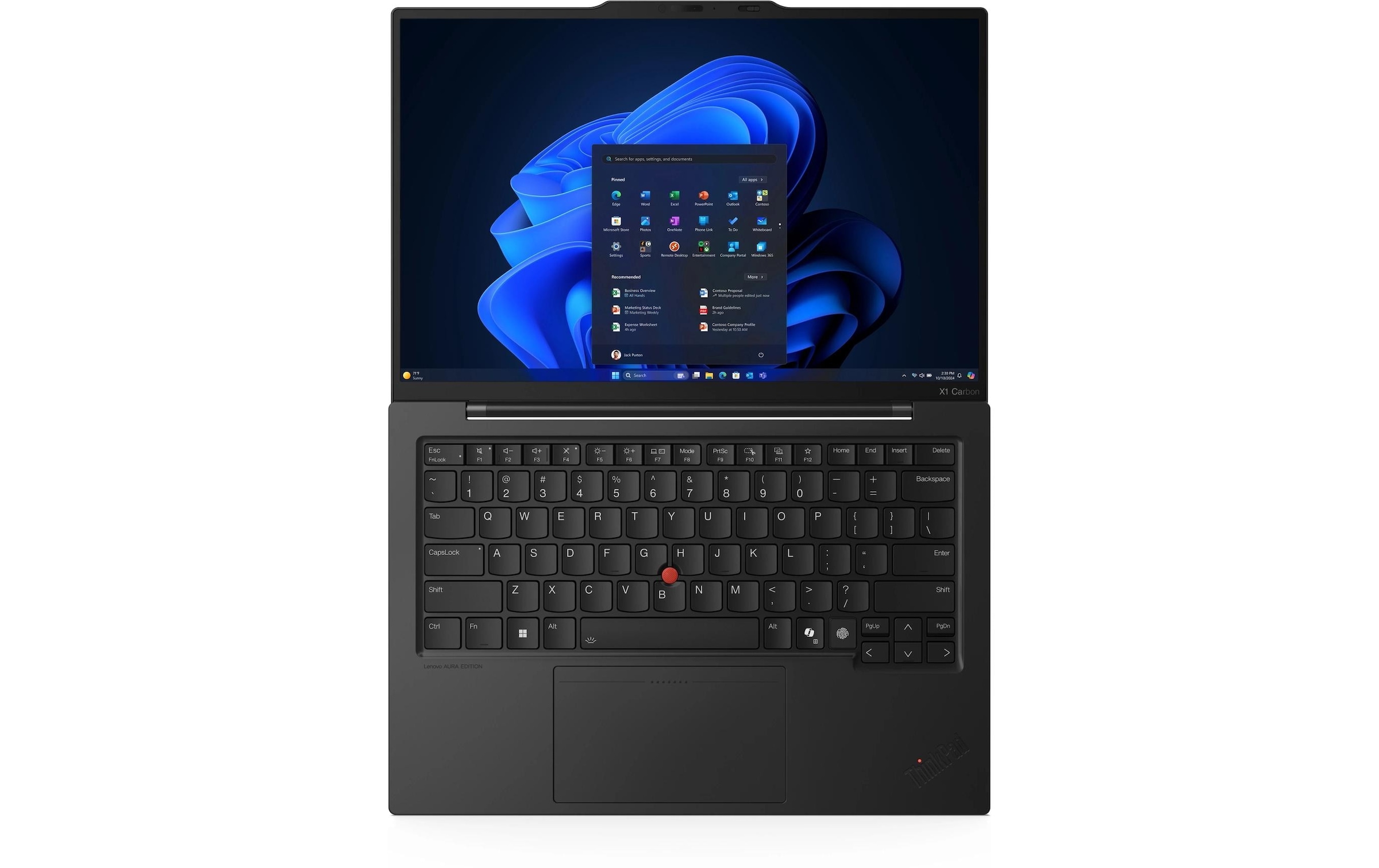 Lenovo Ordinateur portable »X1 Carbon Gen. 13 Aura Edition (Intel)« / 14 ″ Intel Core Ultra 7