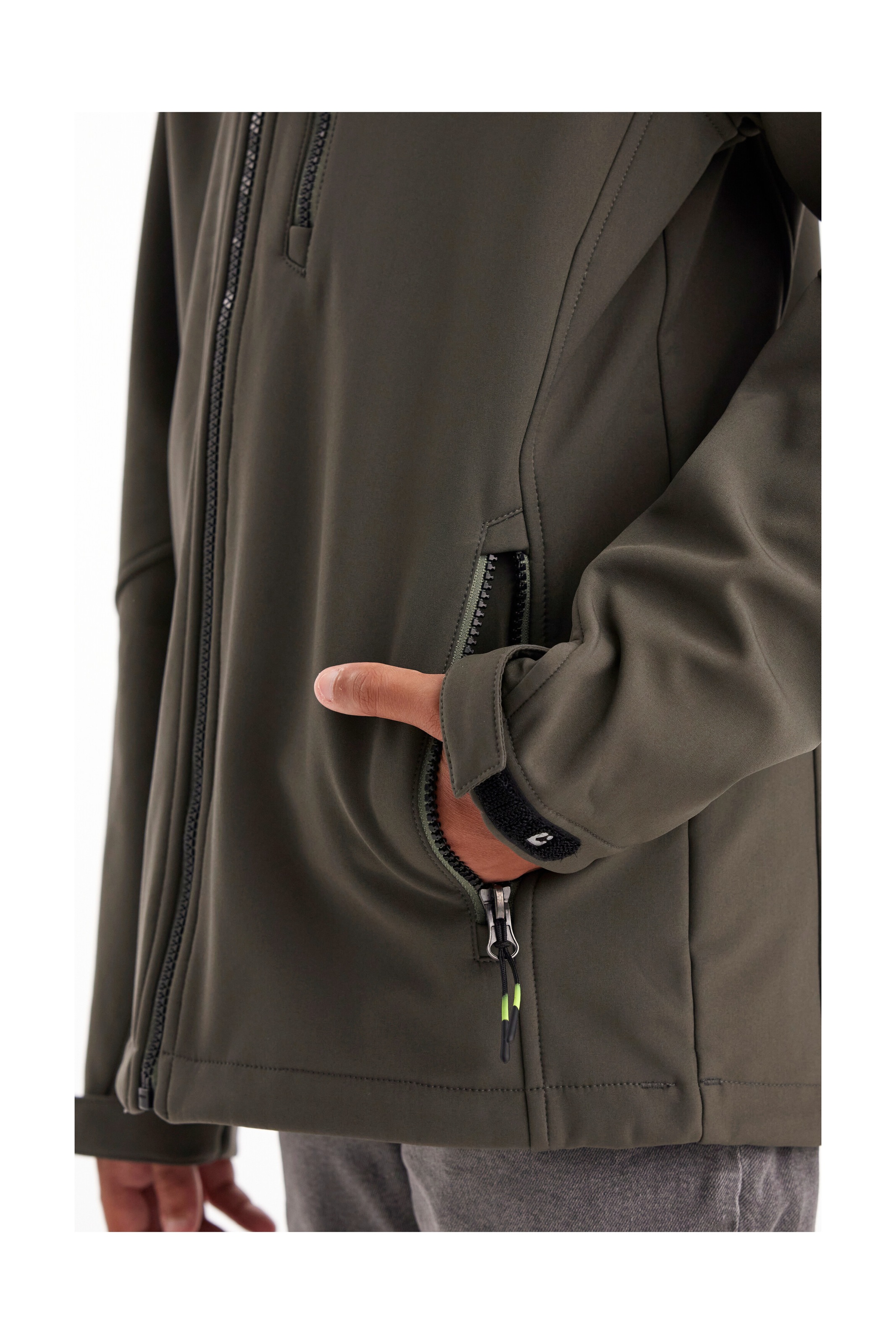 Killtec Veste softshell »Jungen Softshelljacke« veste softshell déperlante avec polaire et détails réglables