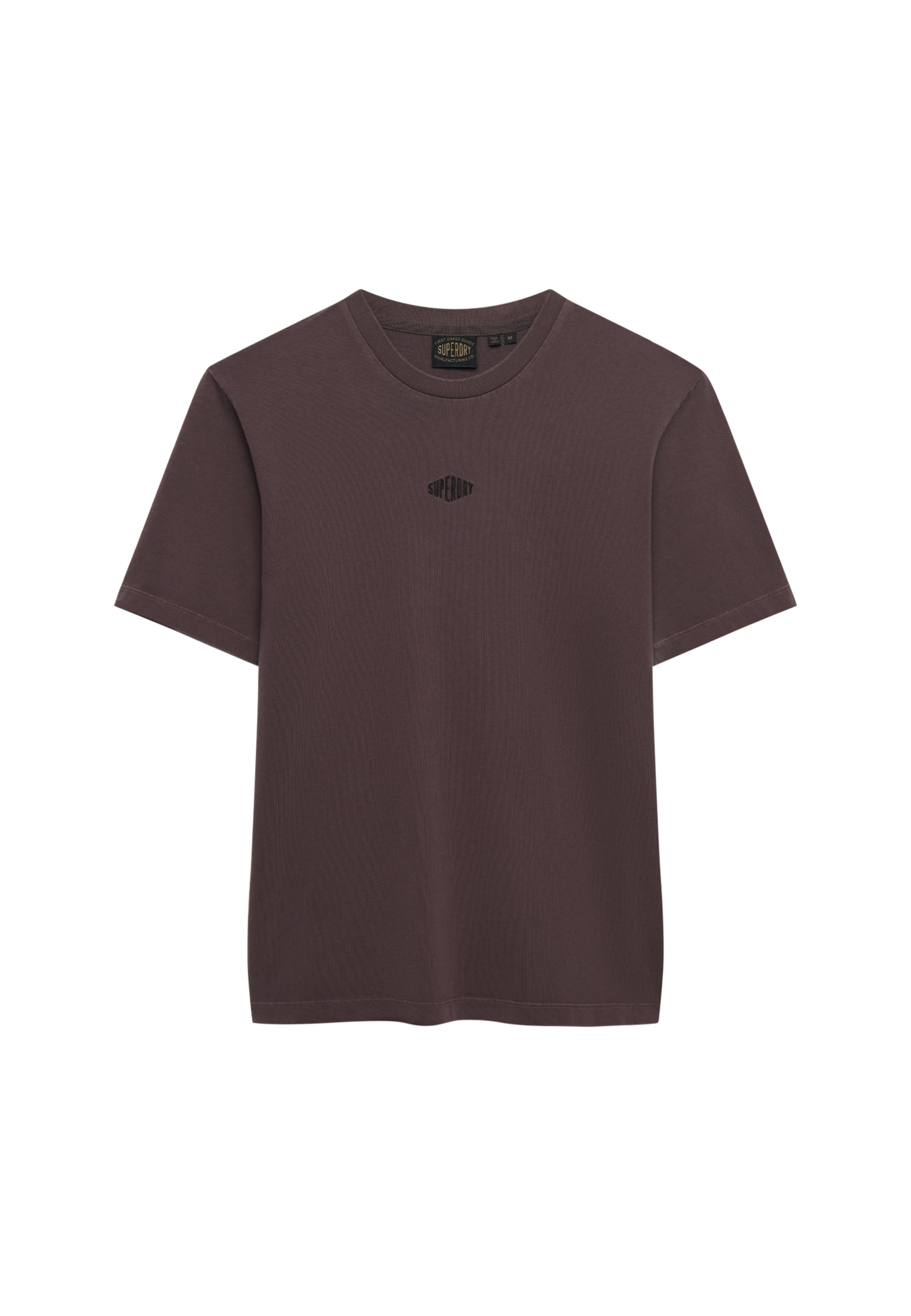Superdry Shirt à col rond »MICRO LOGO TSHIRT« mit Micro-Marken-Logo