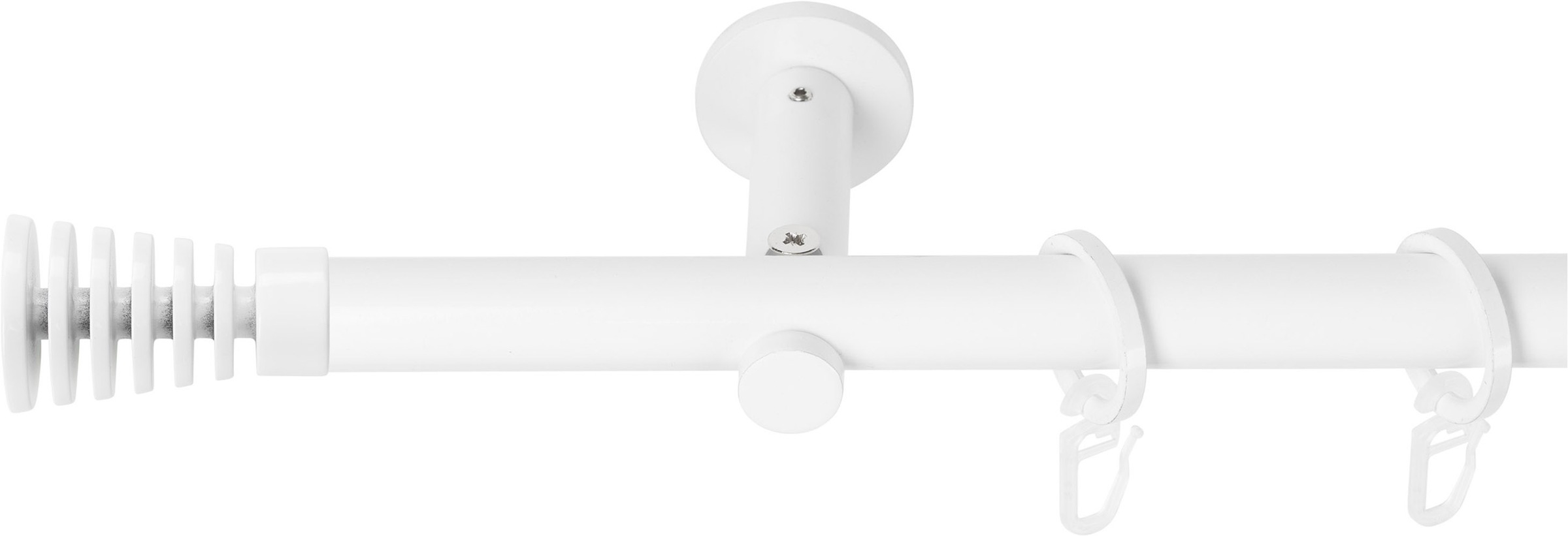 SN DECO GROUP Gardinenstange Ø 19 mm 1 läufig-läufig Fixmass;kürzbar