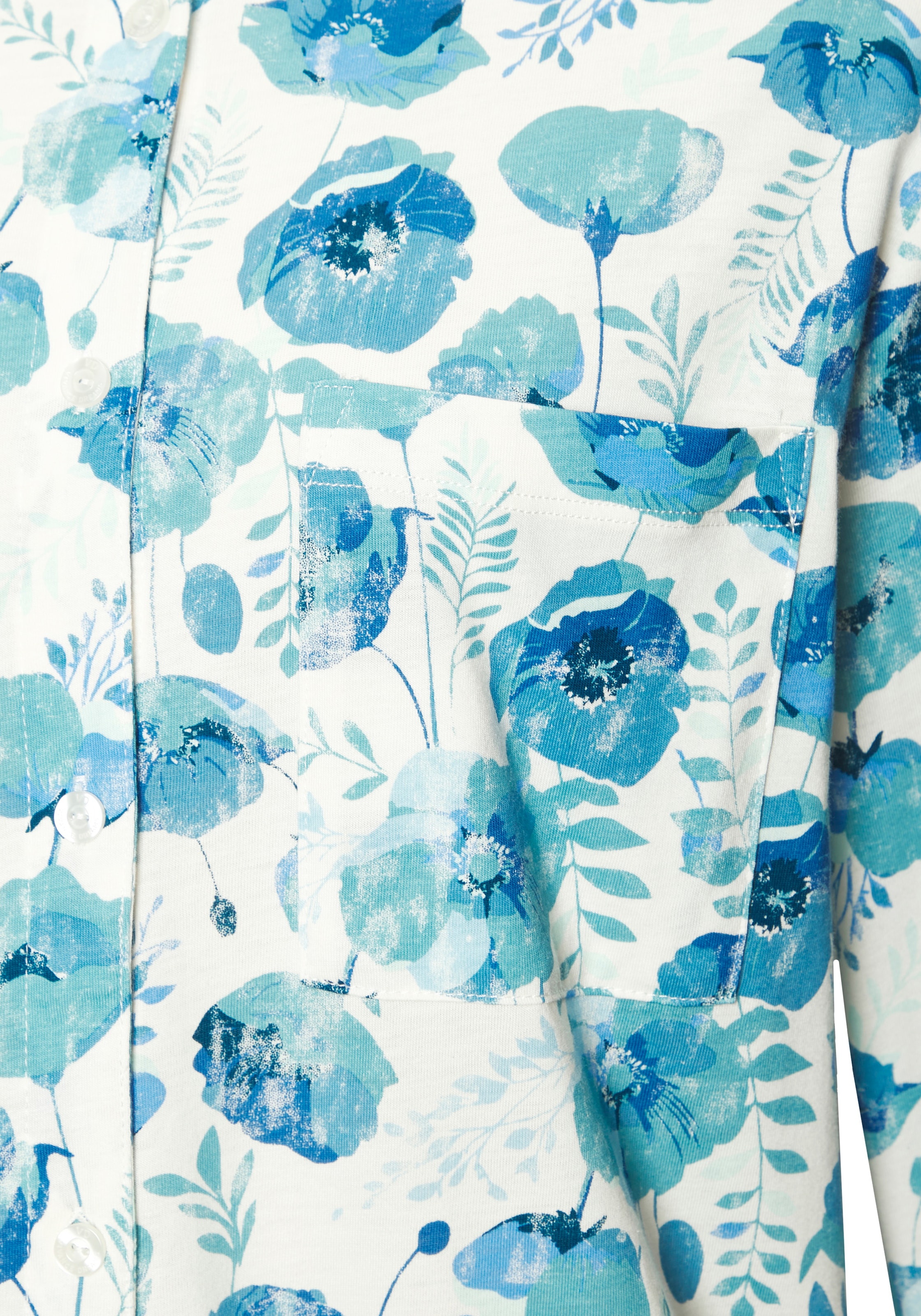 Vivance Dreams by Lascana Haut de pyjama 1 Avec patte de boutonnage continue
