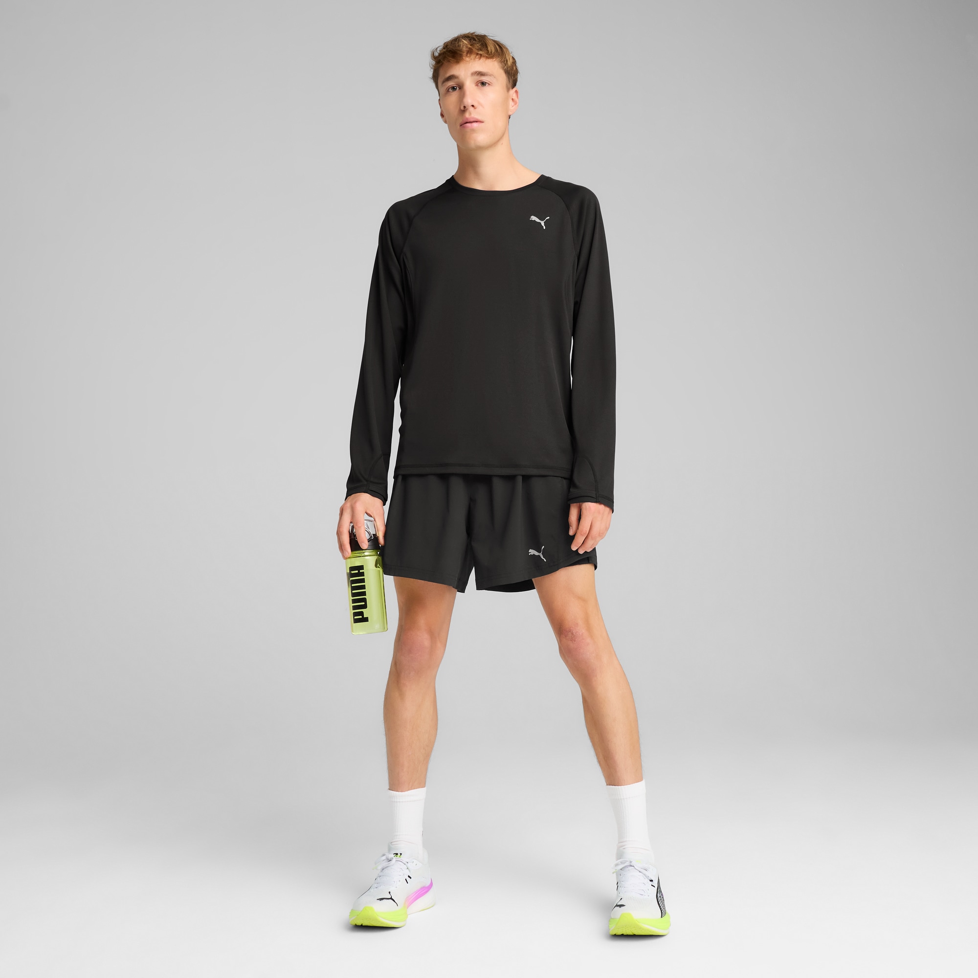 PUMA T-shirt de course »M RUN VELOCITY LONG SLEEVE (POLY)« Regular Fit, mit DryCELL-Technologie, Flatlock-Nähte, atmungsaktiv