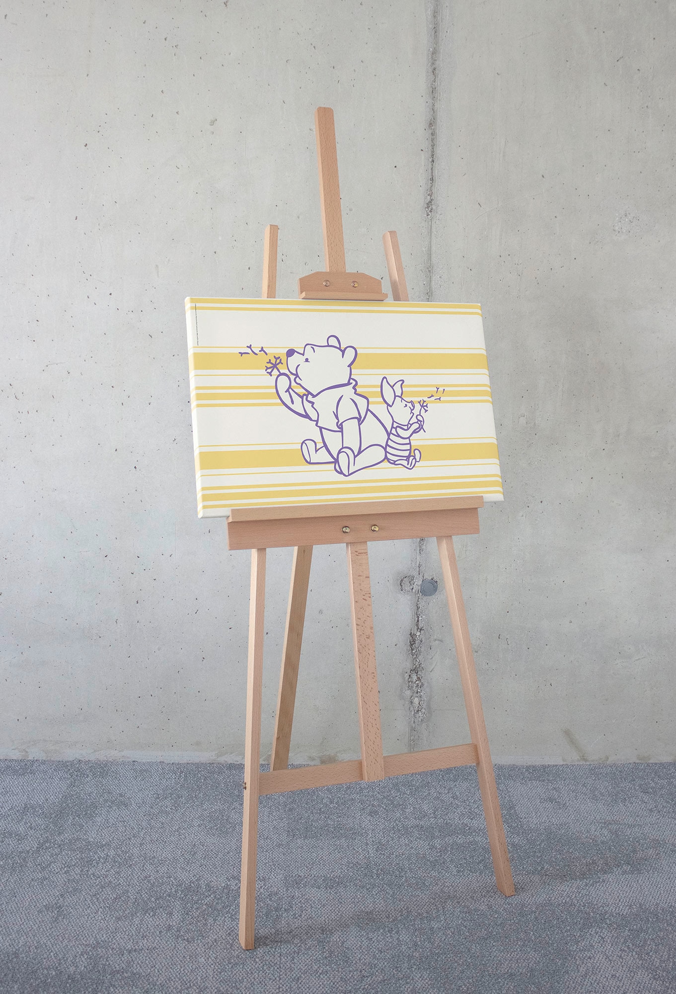 Komar Leinwandbild »Winnie the Pooh Dandelions - Grösse 40 x 60 cm« Natur 1 Stk. tlg. Keilrahmenbild mi Echtholzrahmen