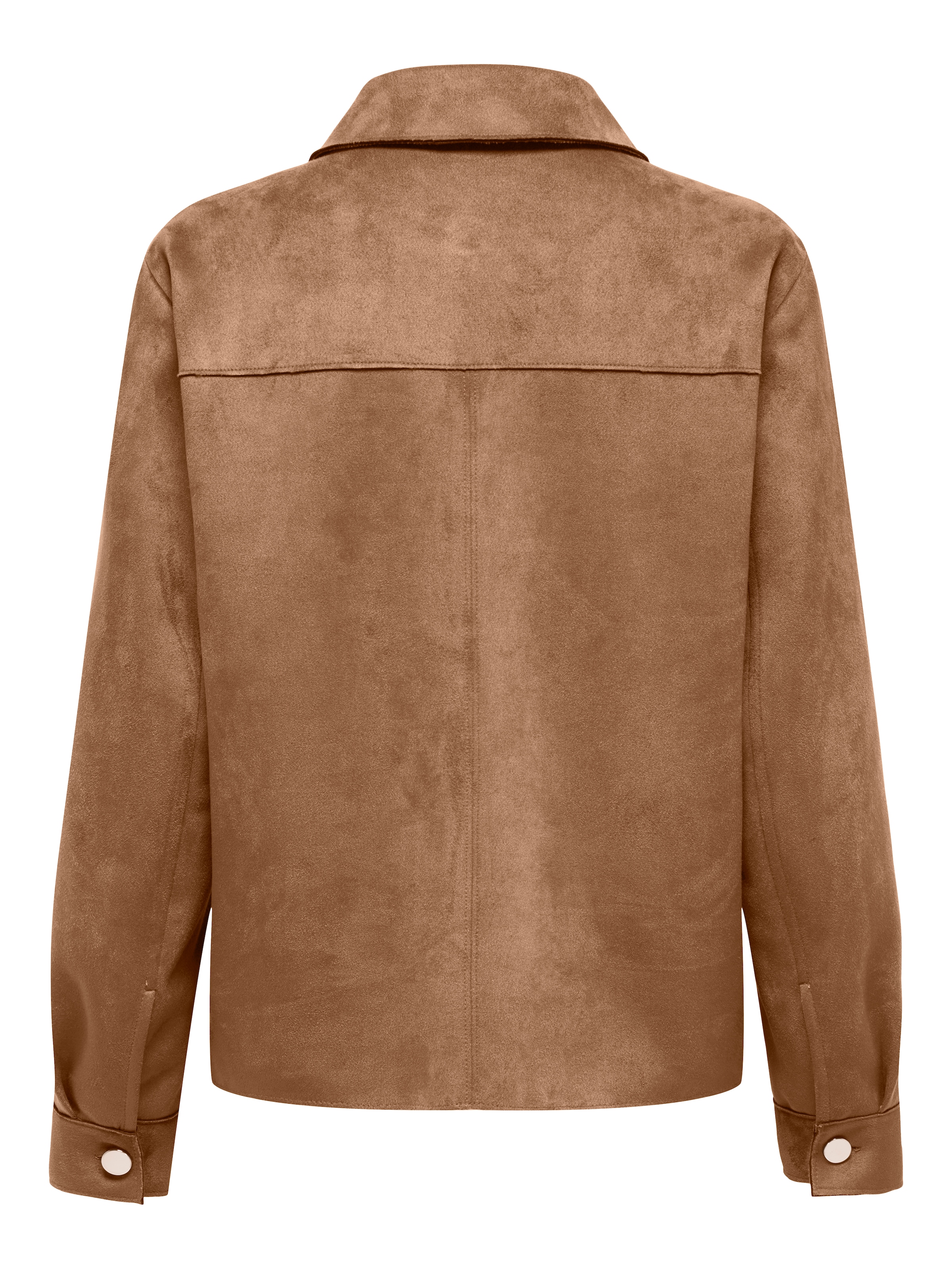 ONLY Blouse chemise »ONLMIRA L/S FAUX SUEDE SHIRT PNT« Materialmix, regular fit