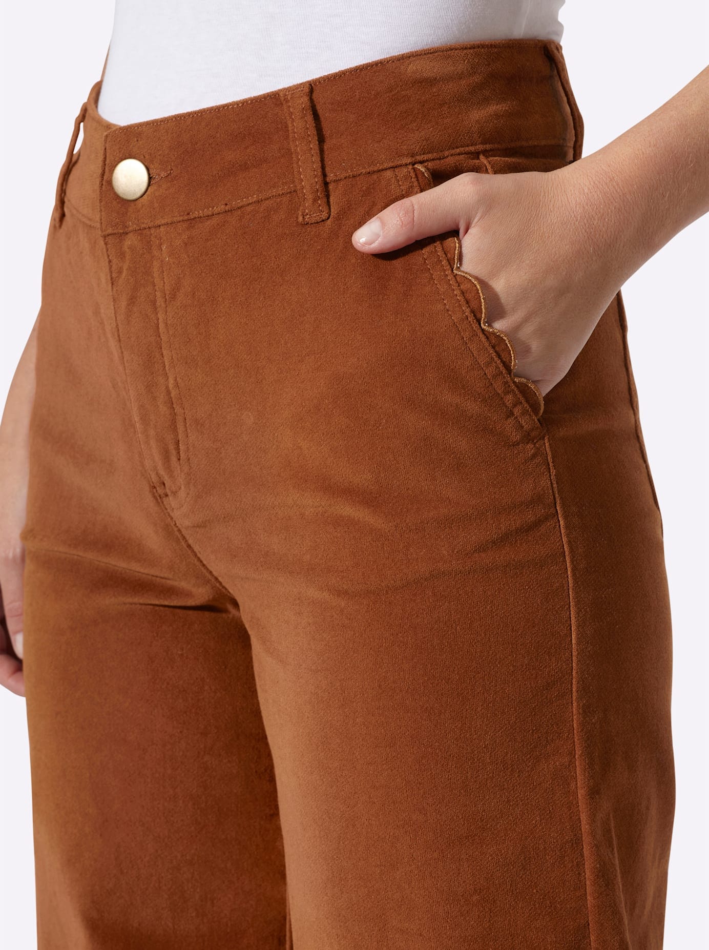 heine Pantalon en velours