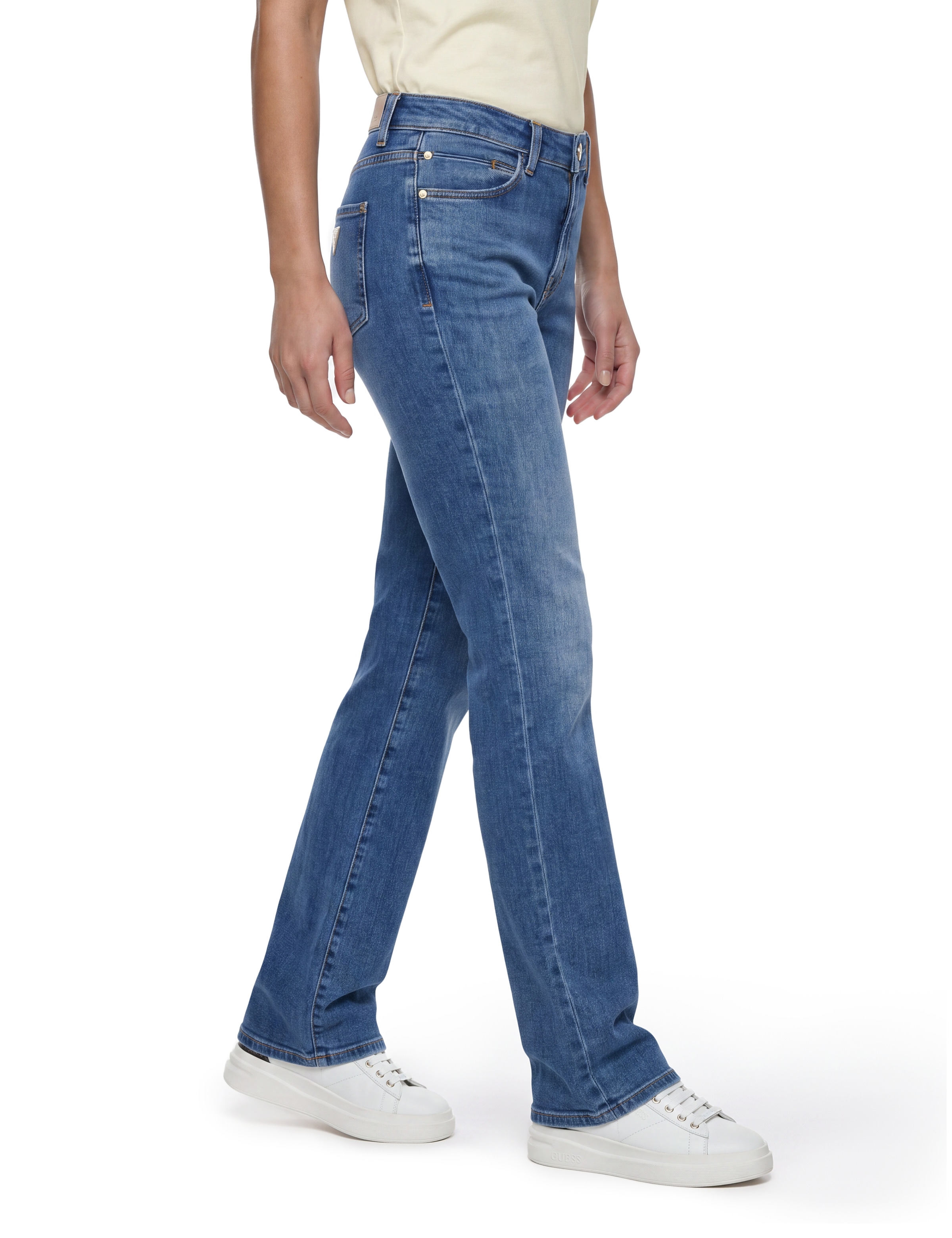 Guess Jeans droit »SEXY STRAIGHT« avec ceinture haute, denim stretch