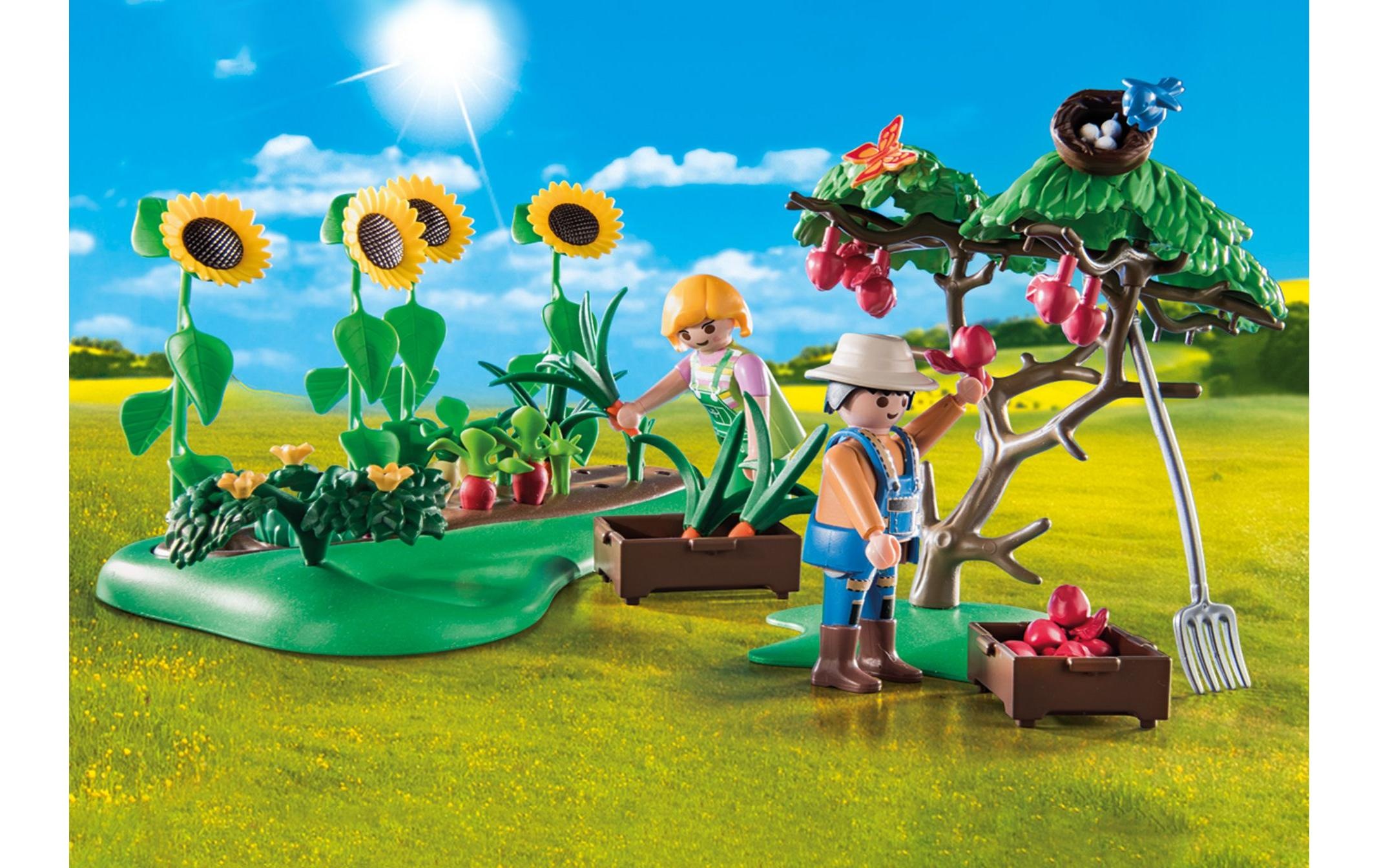 Playmobil® Spielbausteine »Country Starter Pack Bauernhof Gemüsegarten 71380«