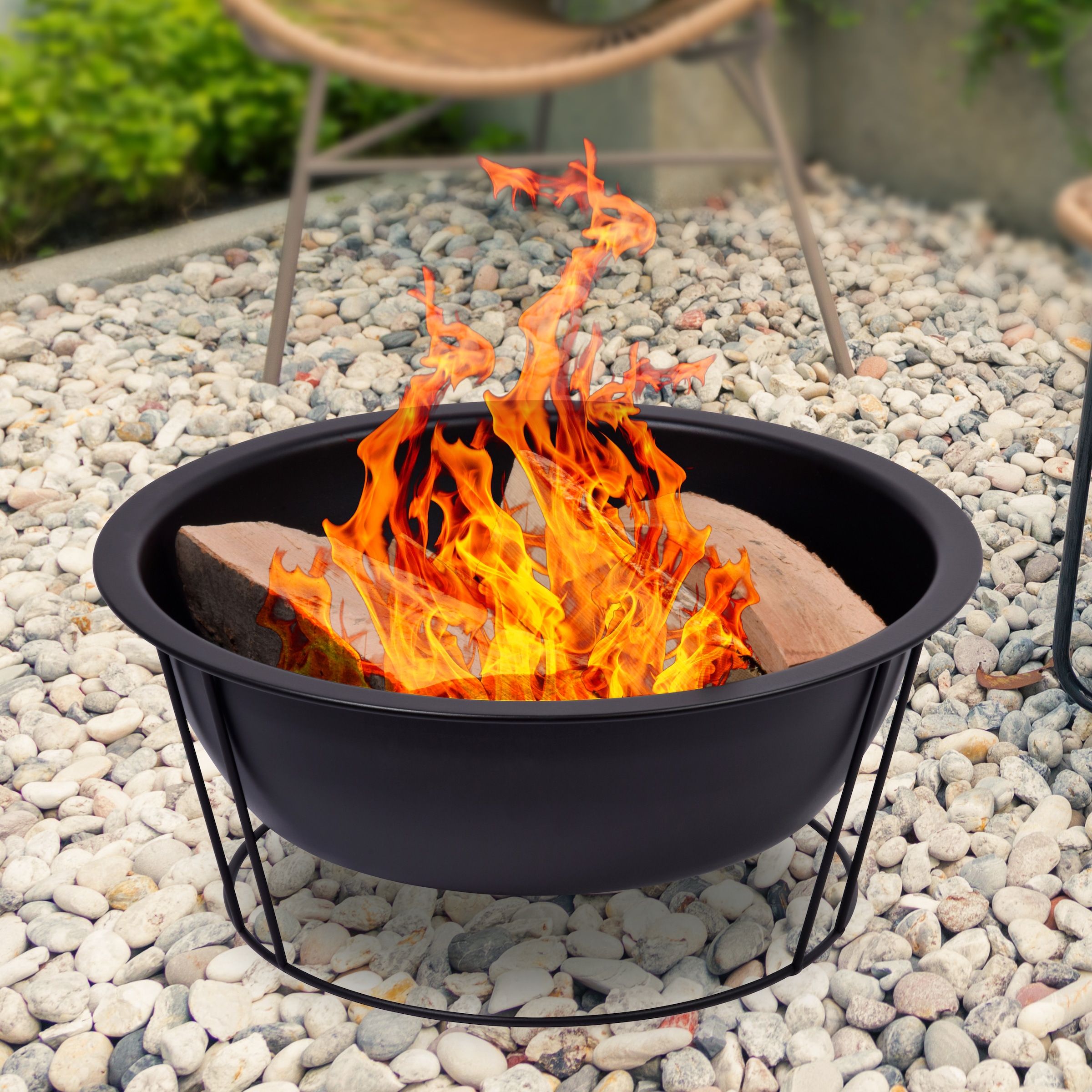 dobar Panier à feu BxLxH: 52x52x23 cm