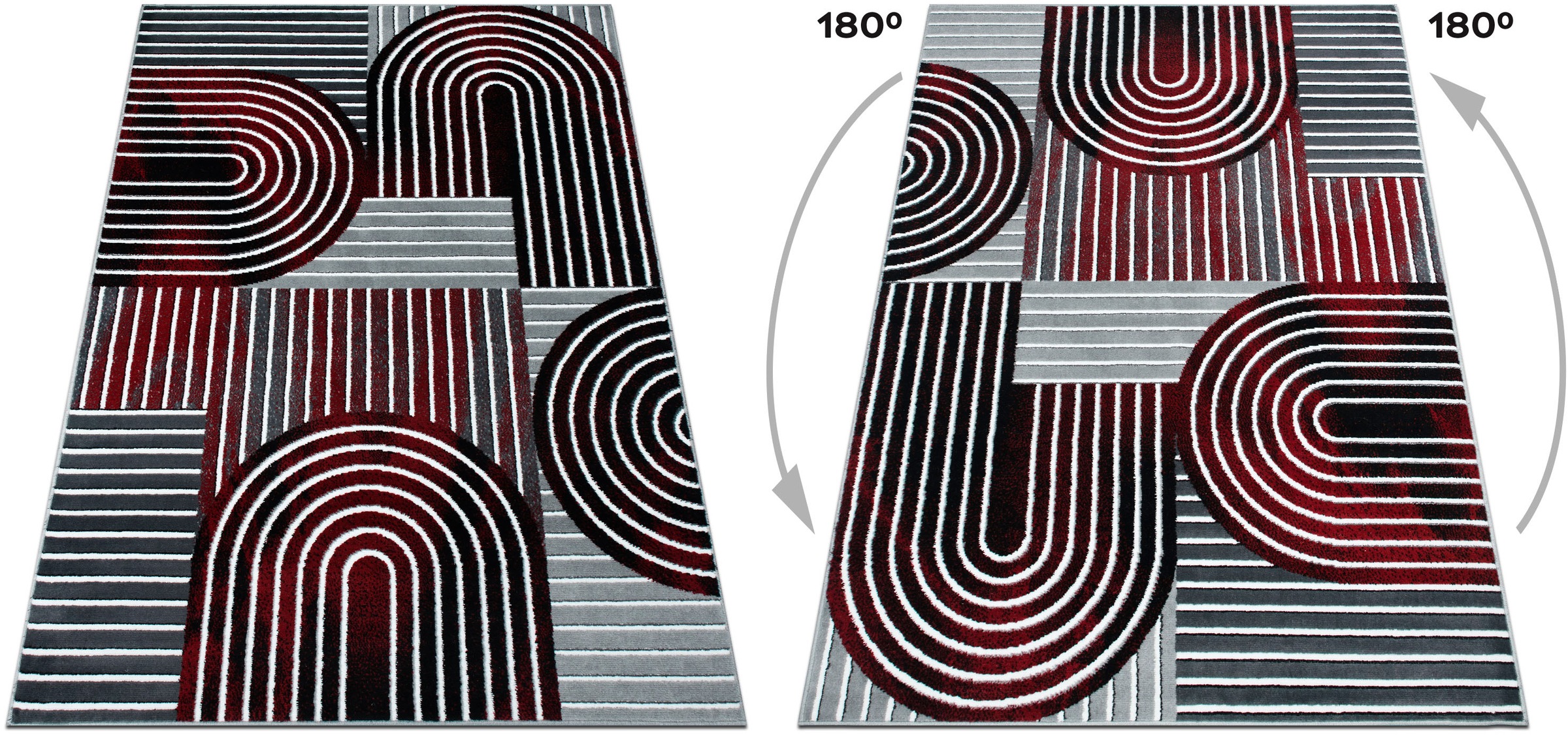 GOODproduct Teppich »Lysandra« rechteckig 8 mm Höhe 3D-Effekt, softer Kurzflor, pflegeleicht, leichter Glanz, Scandi-Look
