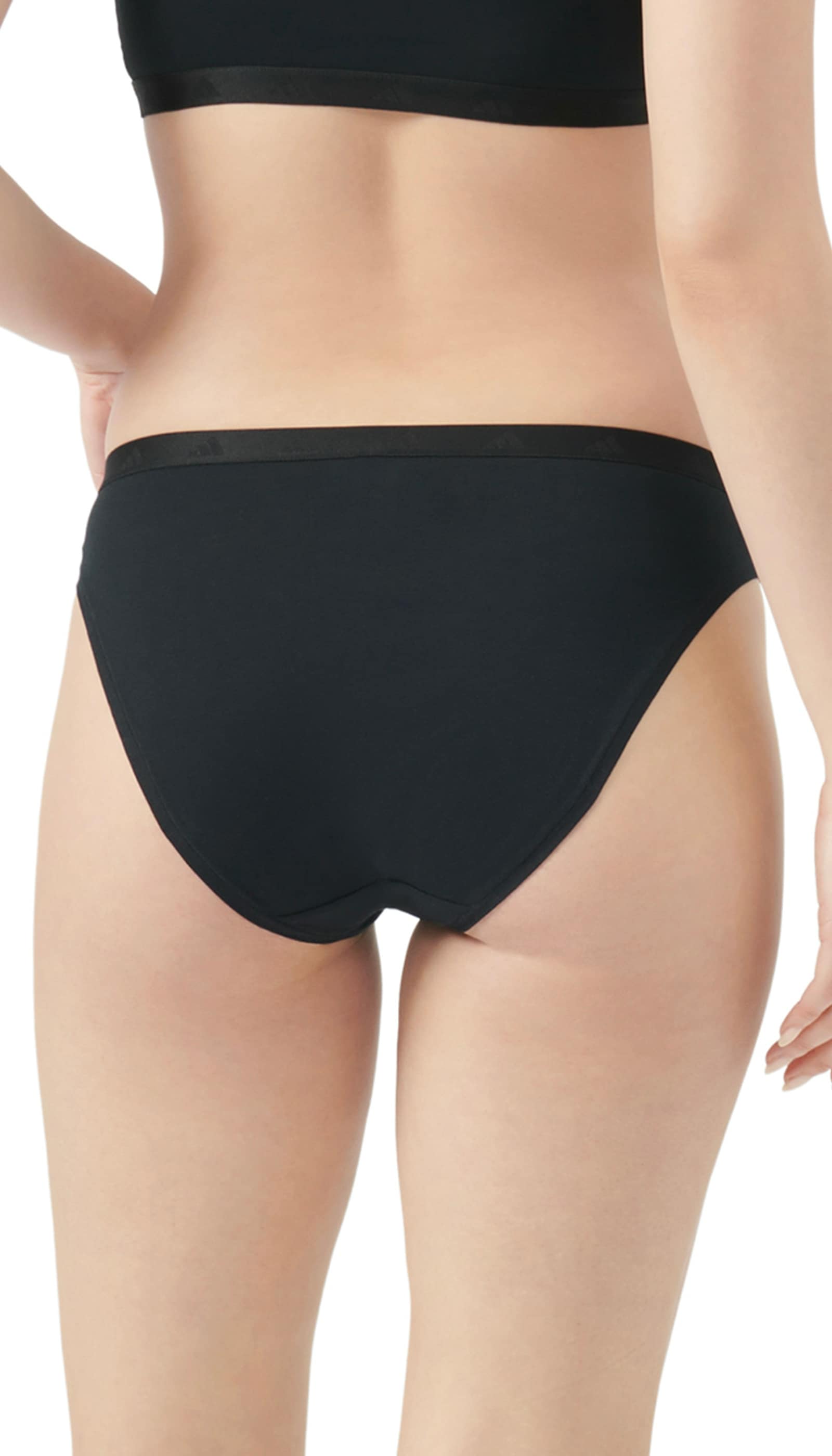 adidas Sportswear Slip de bikini »Active Essentials Cotton« elastischer Logo-Bund, hoher Beinausschnitt, Cotton-Mix, weich