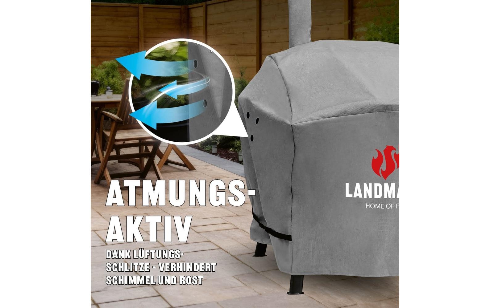 LANDMANN Grillabdeckhaube »Premium - 130 x 126 x 85 cm«