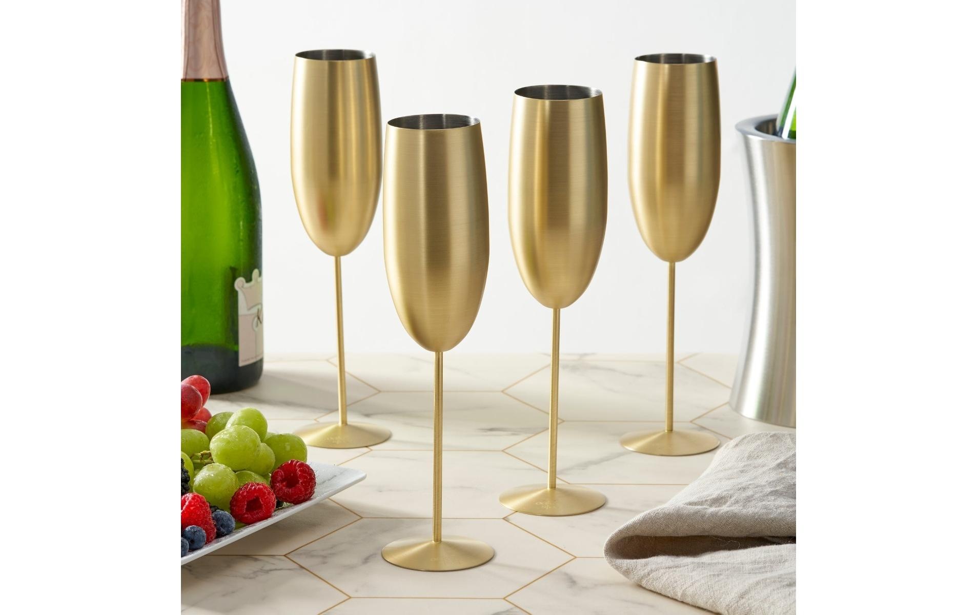   Flûte à champagne »Oak & Steel 285 ml, 4 Stück«