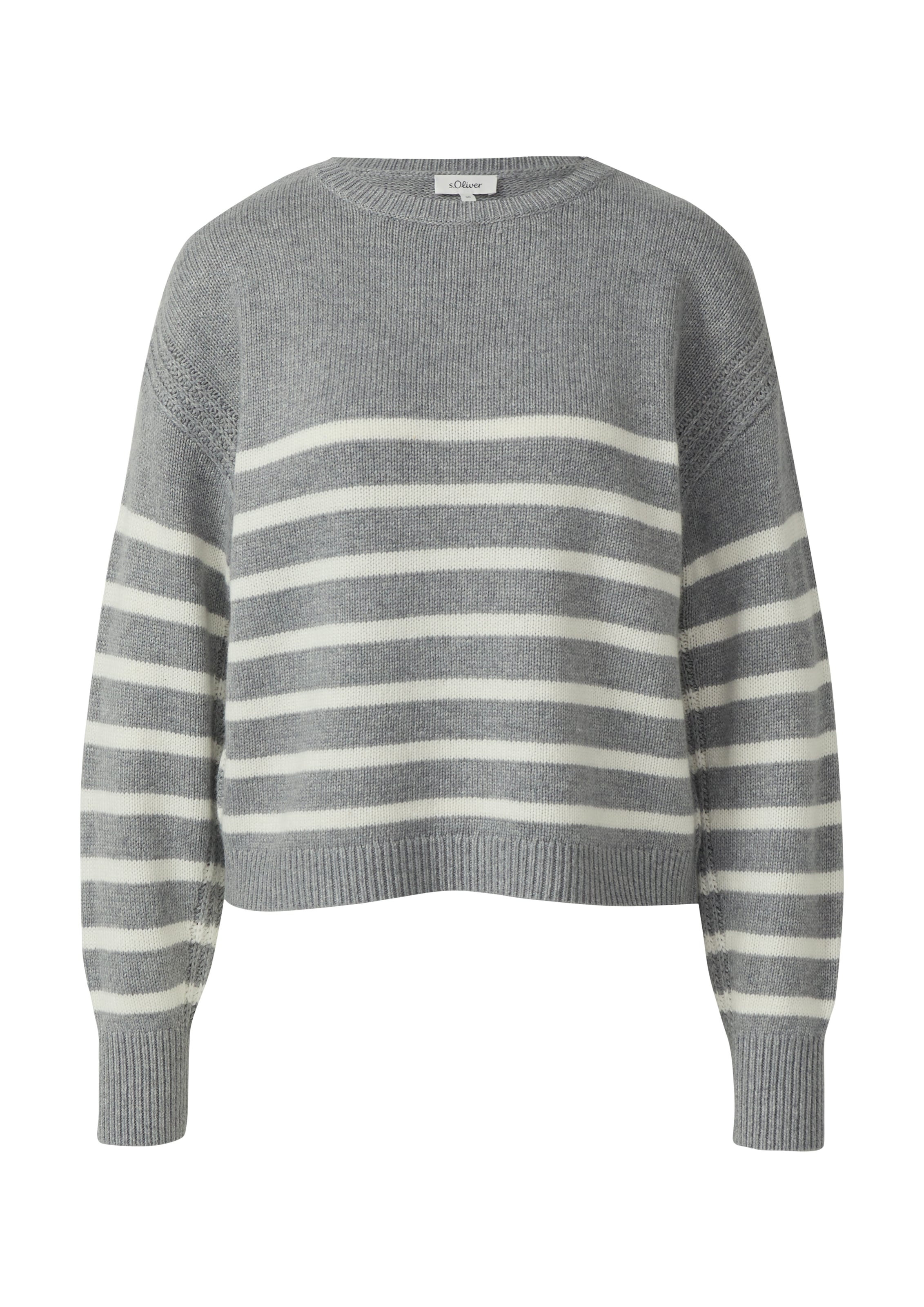 s.Oliver Strickpullover , Relaxed Fit, mit Raglanärmeln
