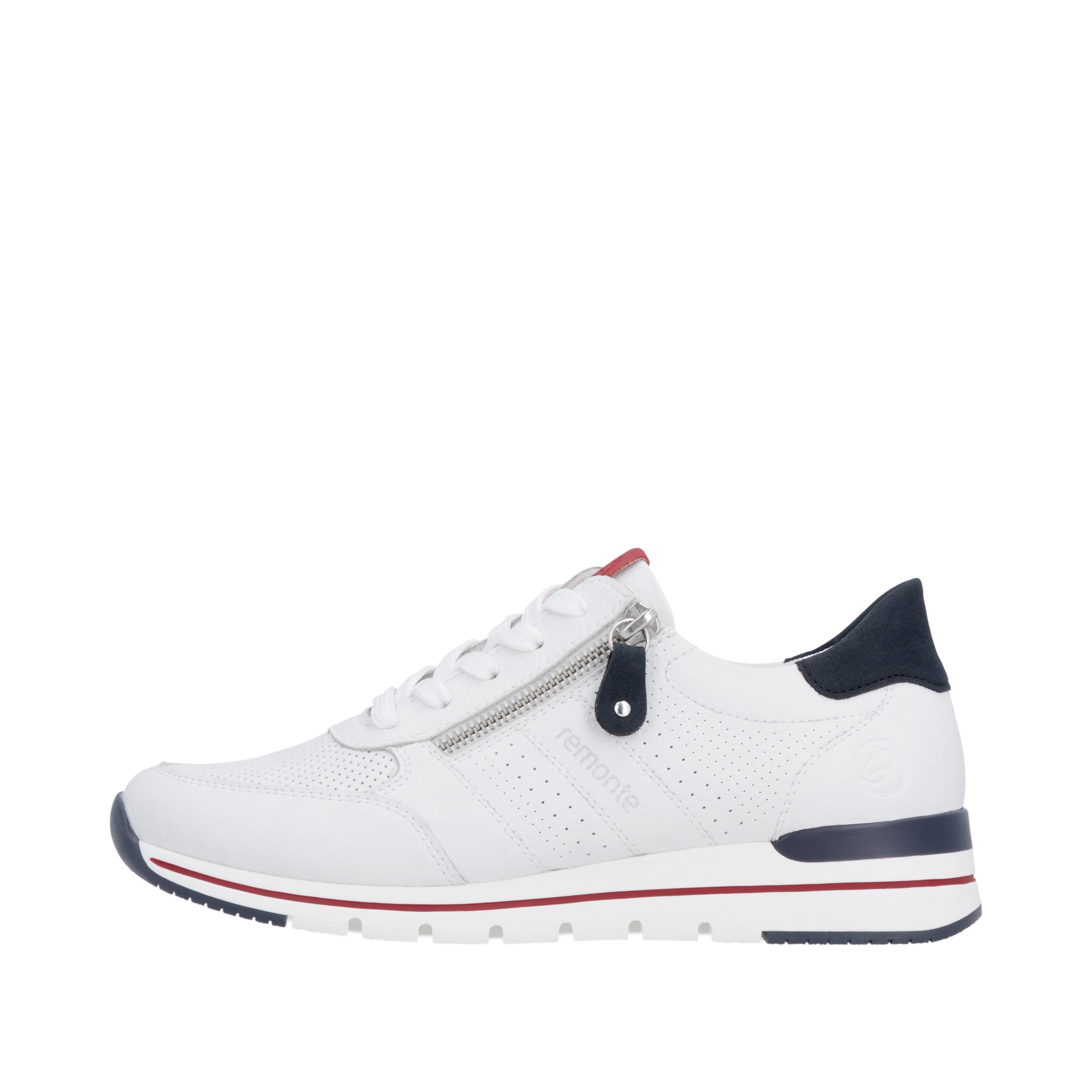 Remonte Keilsneaker  mit gepolstertem Fussbett, Freizeitschuh, Halbschuh, Schnürschuh
