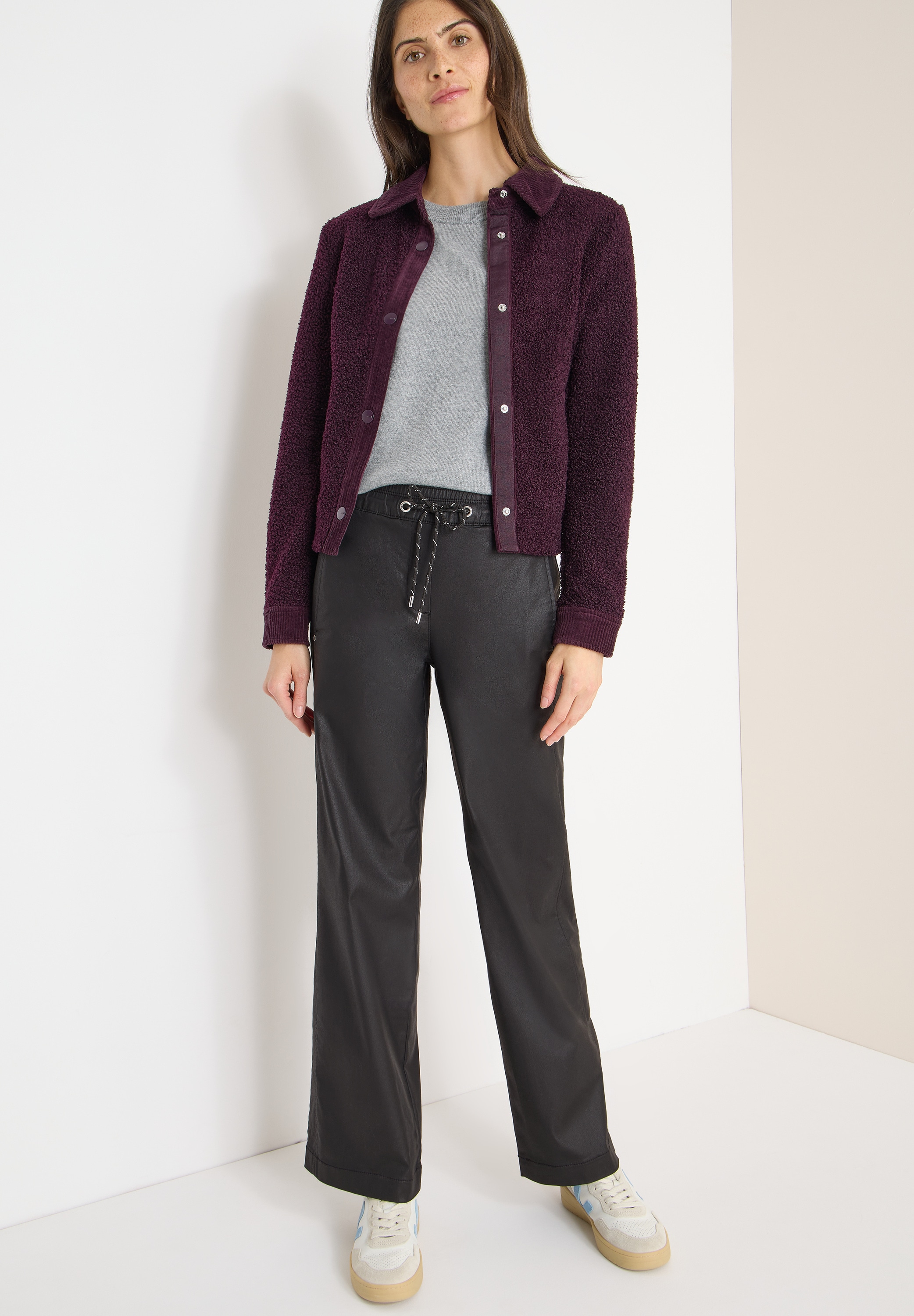 Cecil Pantalon à enfiler »Style NEELE«  im Leder-Look