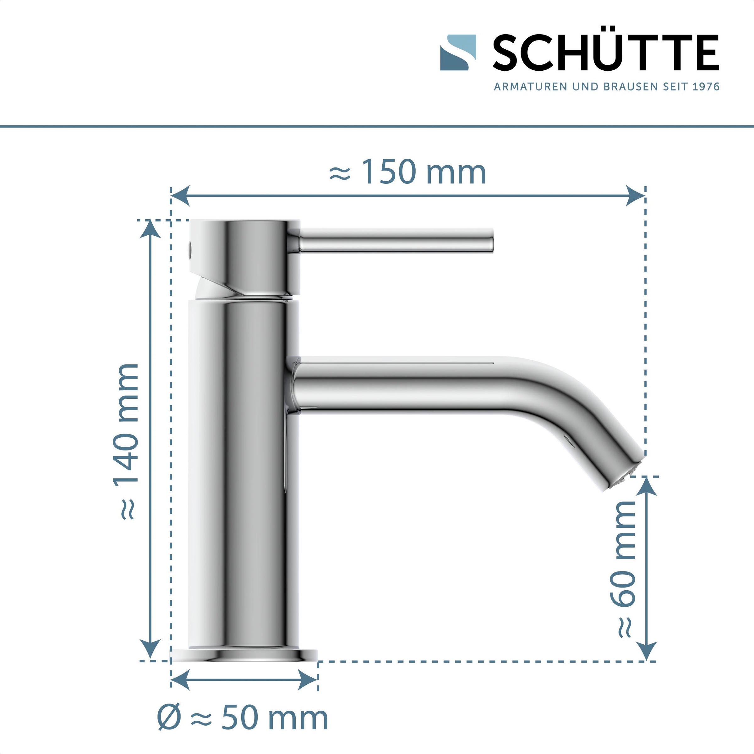 Schütte Standventil »ARAGON« Wasserhahn Bad, energiesparend, Kaltwasseranschluss