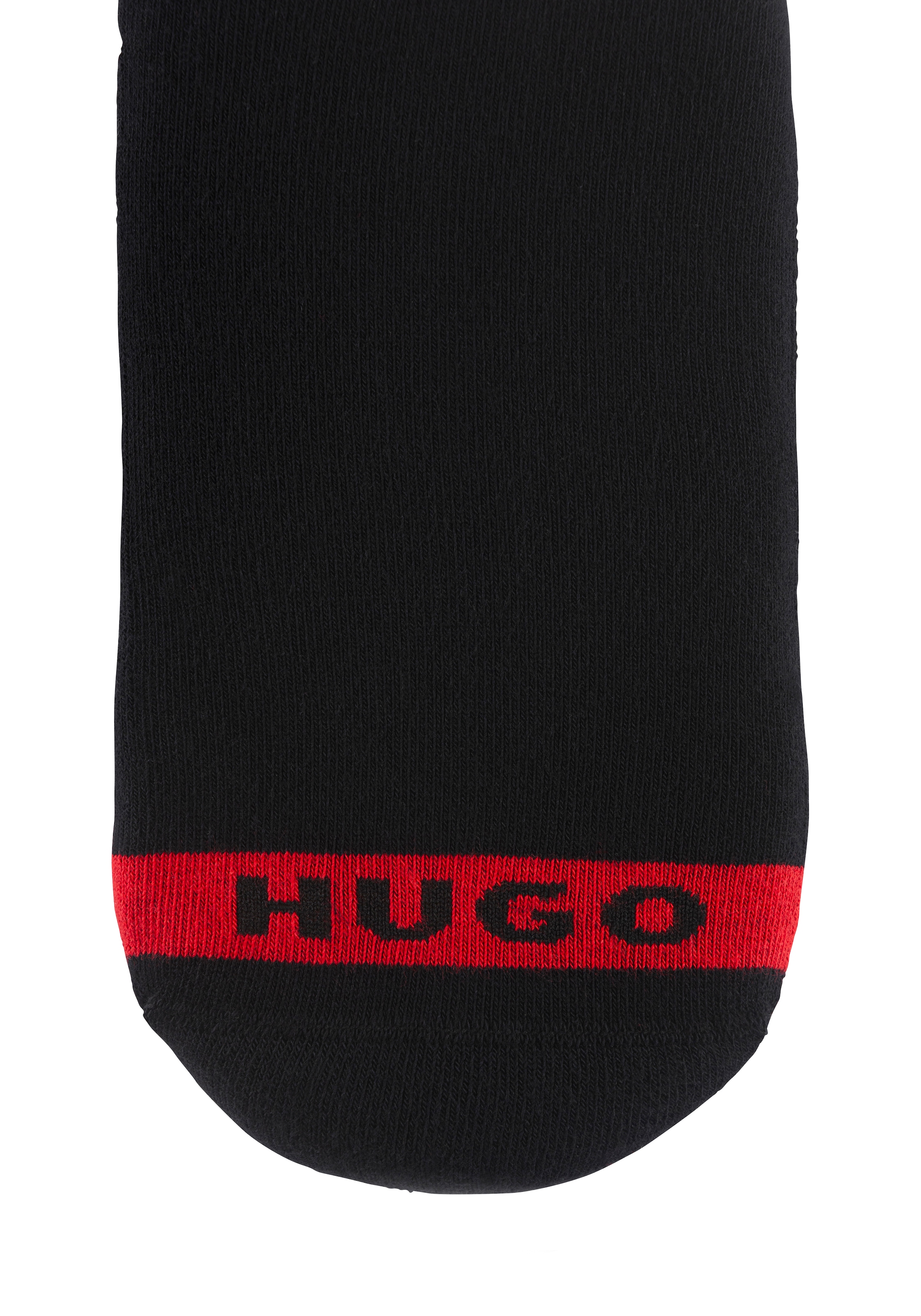 HUGO Underwear Chaussettes d'affaires »3P LC PLUSH TAPE CC« Packung, 3er, 3 cuis tlg. mit HUGO Logostickerei auf rotem Farbstreifen