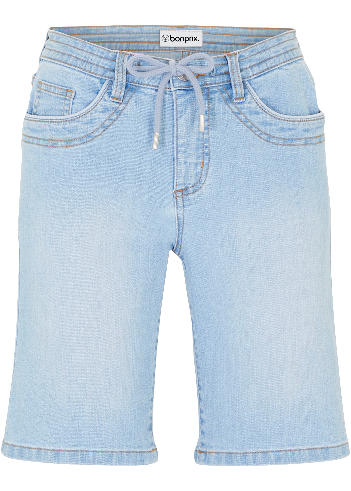 bonprix Bermuda  coupe ajustée, matière élastique, avec lien