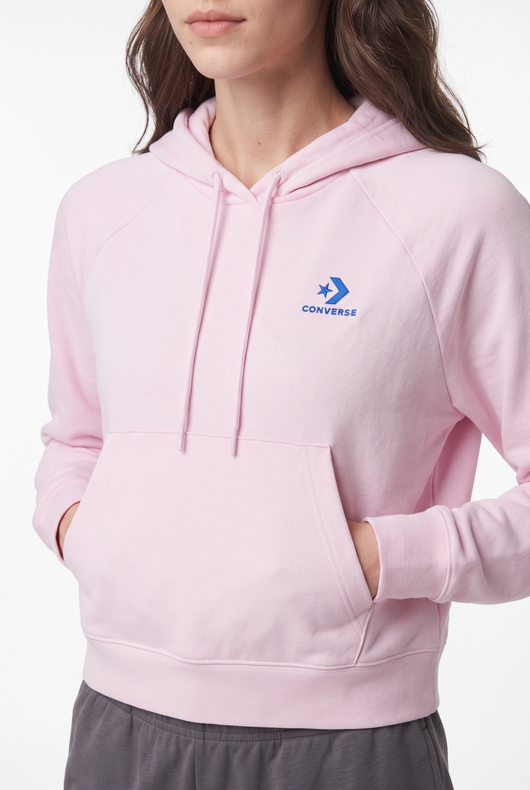 Converse Kapuzensweatshirt , aus Baumwolle und Polyester, angenehm weiche Anmutung
