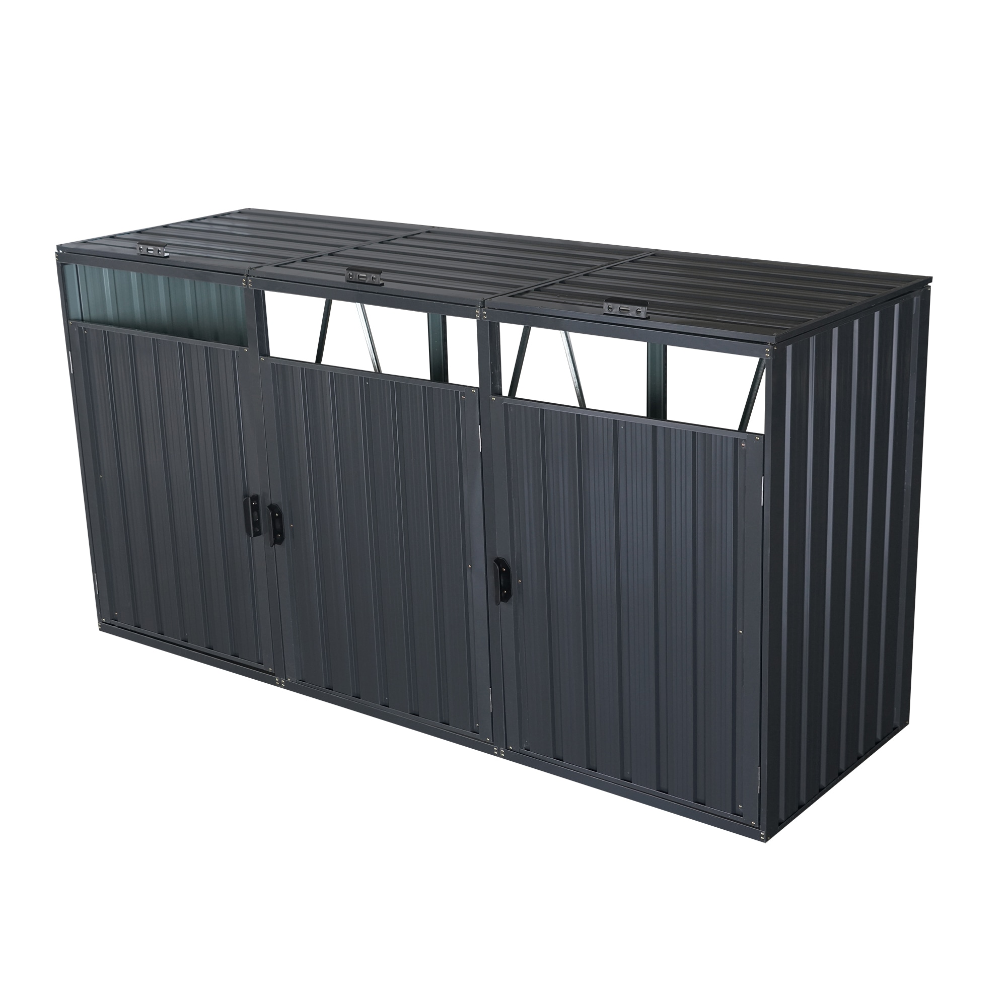 KONIFERA Coffre à poubelles »Santander« LxPxH : 240x80x122 cm