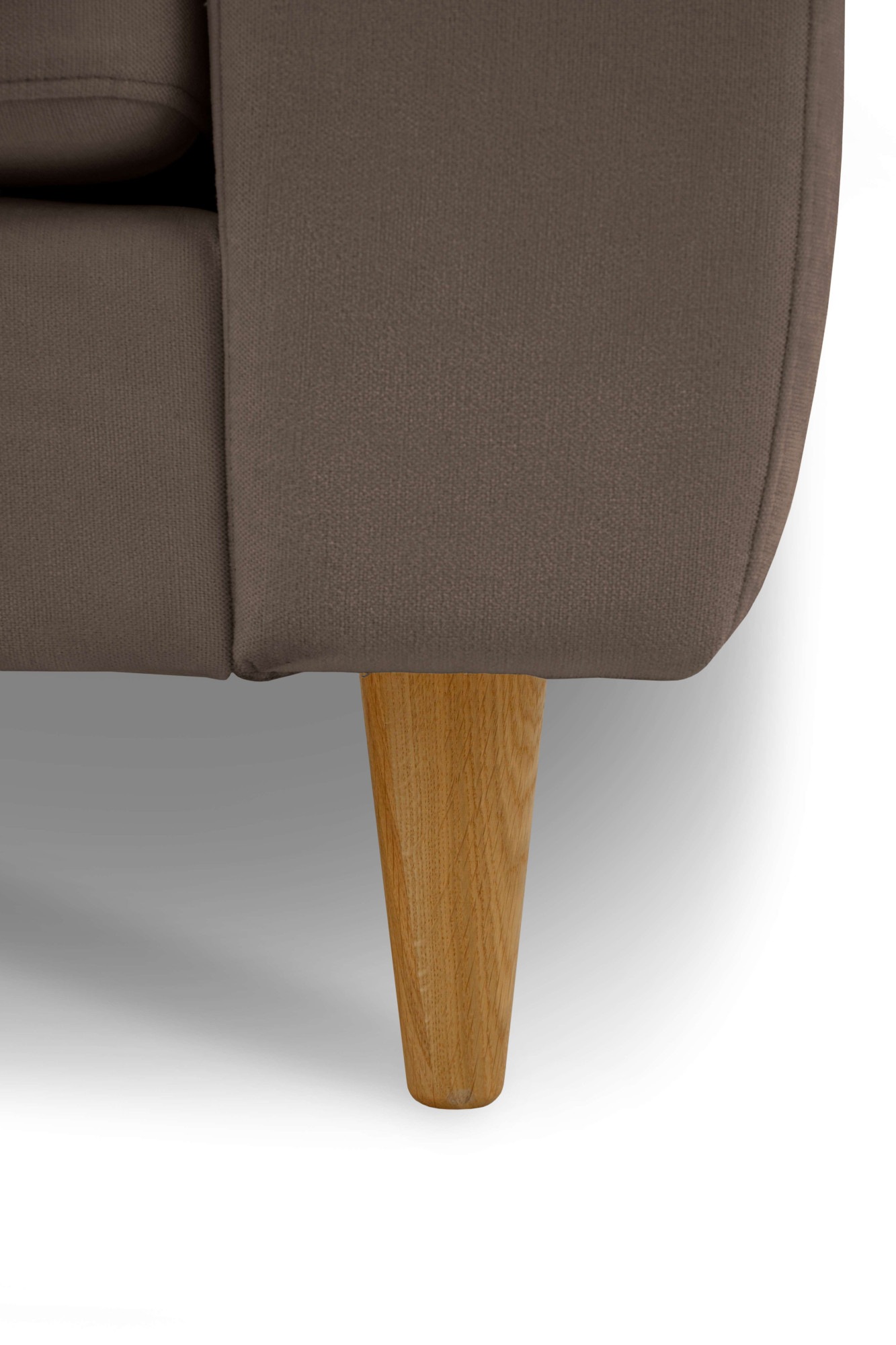 GOODproduct 3-Sitzer »Finnian« 212 cm, Chenille, elegante Massivholzfüsse