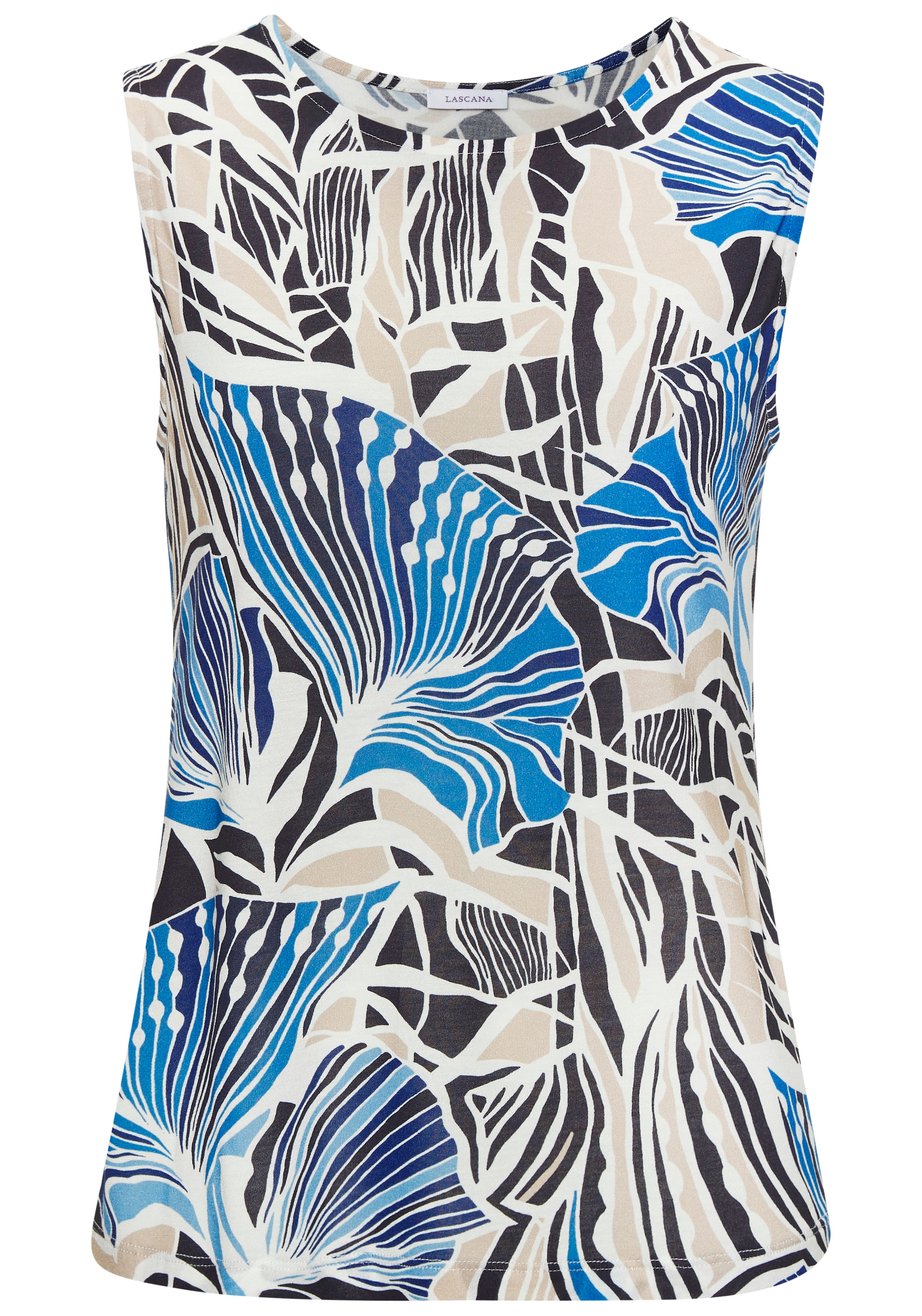 LASCANA Tanktop mit Alloverdruck
