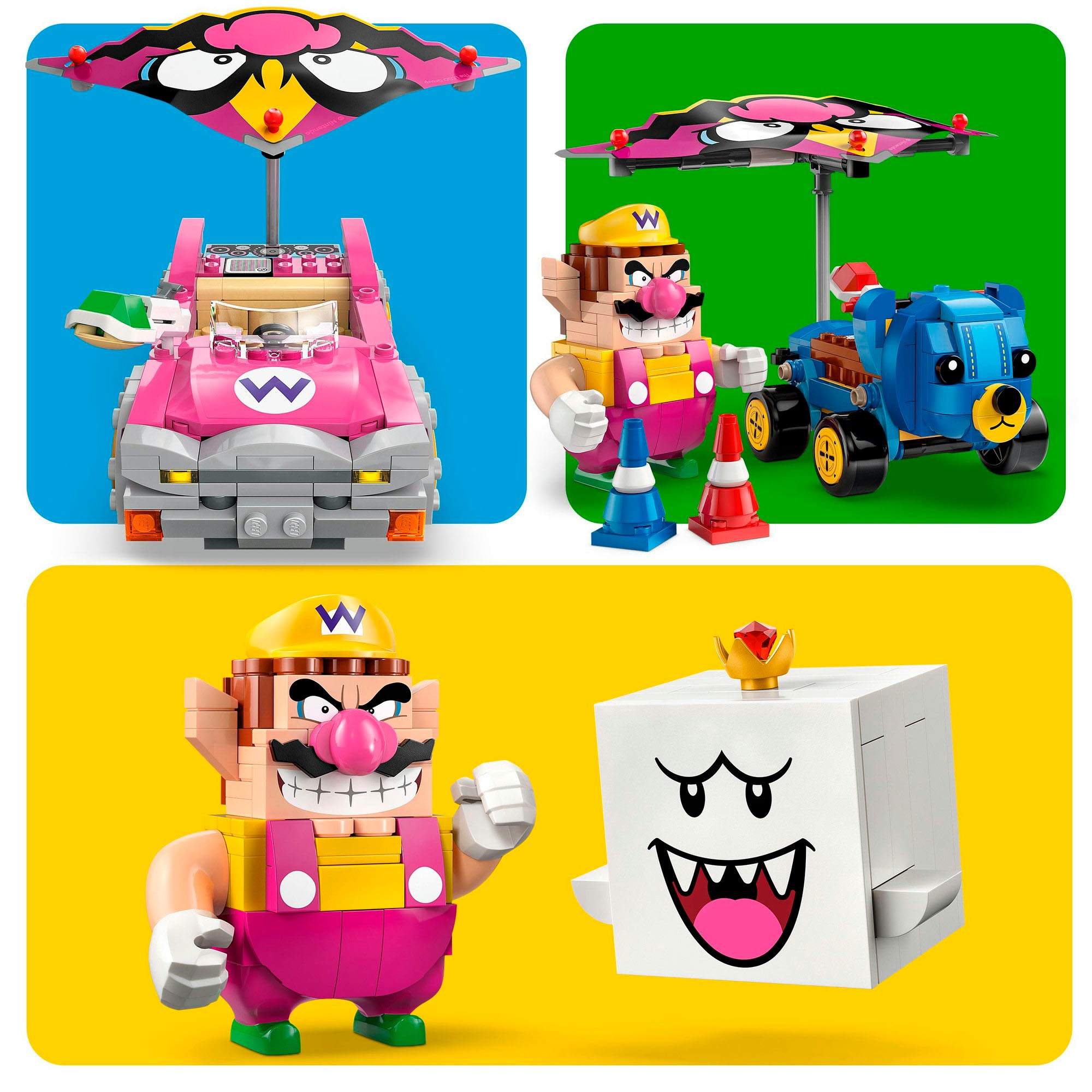 LEGO® Konstruktionsspielsteine »Mario Kart – Wario & König Buu Huu (72038), LEGO Super Mario« Made in Europe