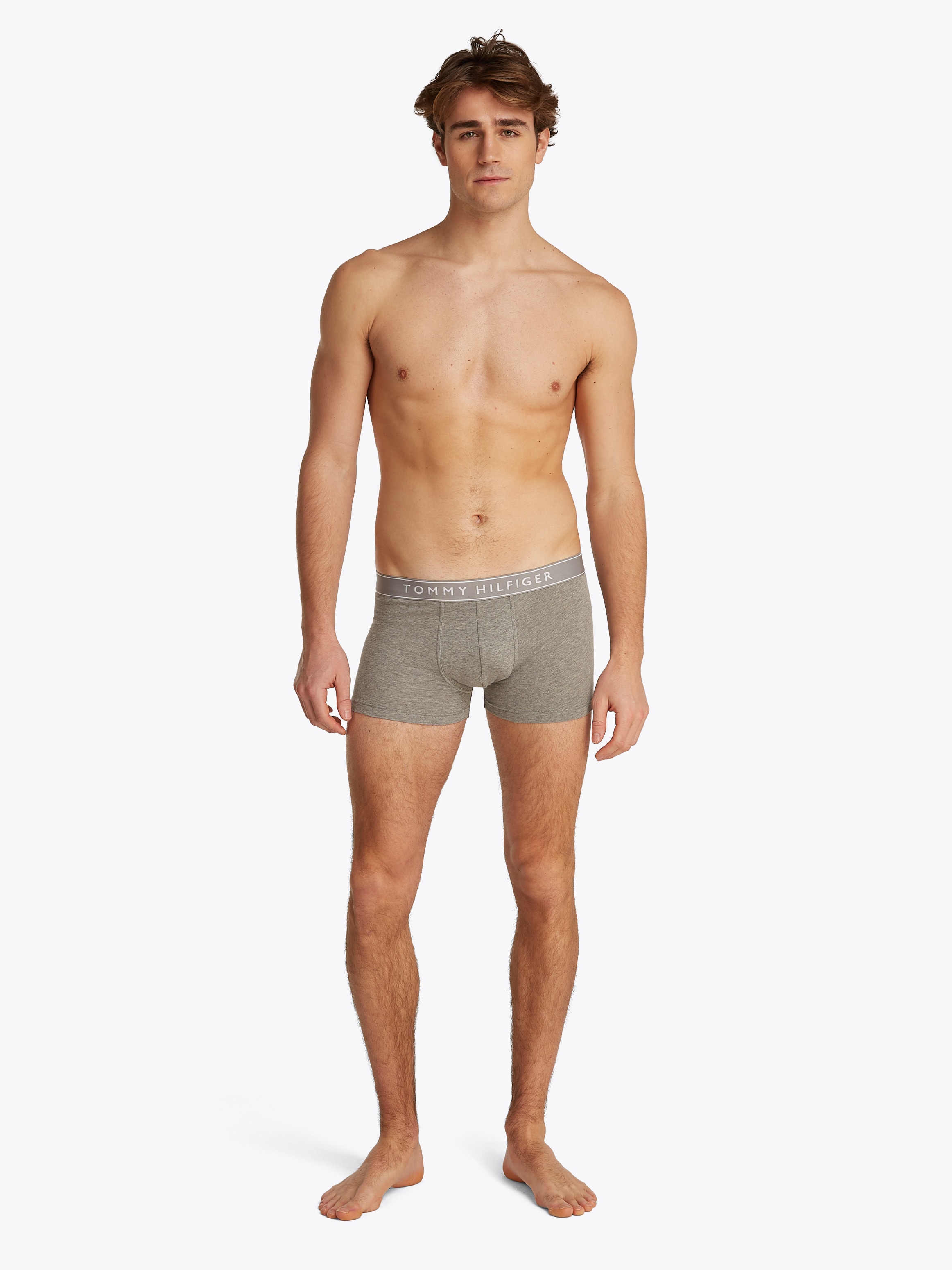Tommy Hilfiger Underwear Trunk »3P TRUNK DTM« Packung, 3er, 3 Stk. mit Logobund