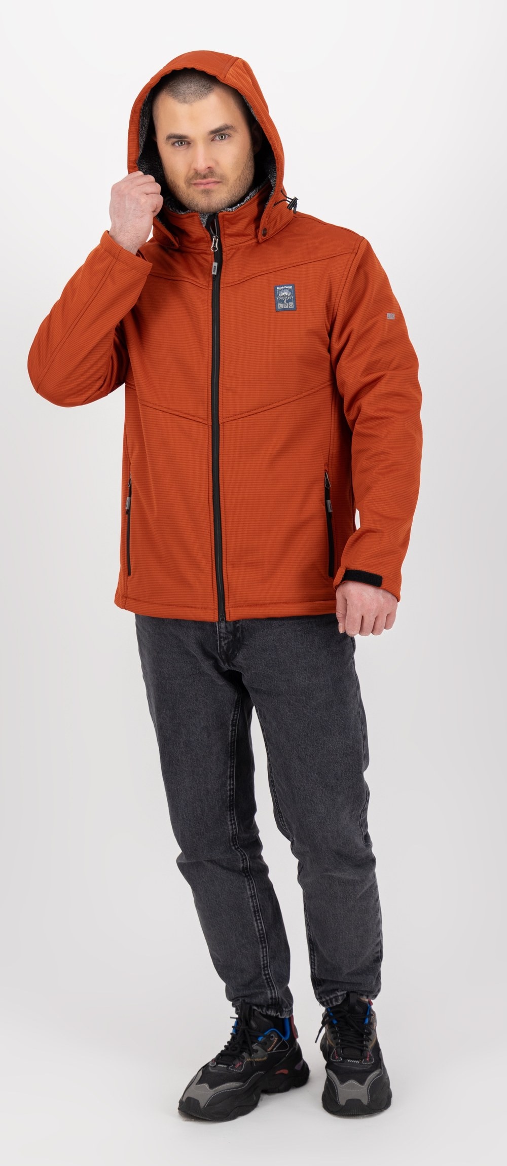 LPO Softshelljacke »LARON 2 MN« mit Kapuze abnehmbare Kapuze