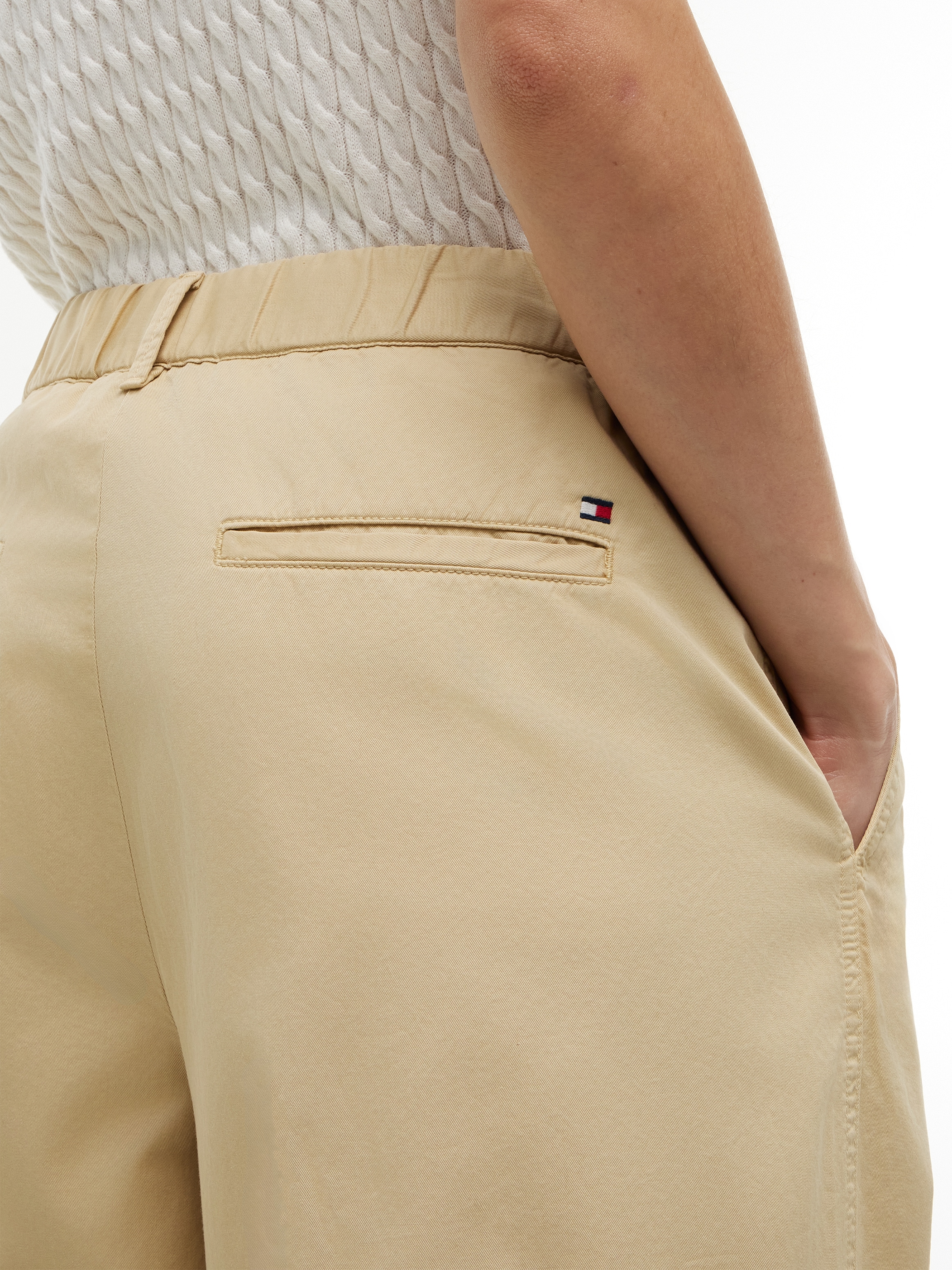 Tommy Hilfiger Chinohose »COTTON BARREL CHINO«  Baumwolle, Barrel Fit