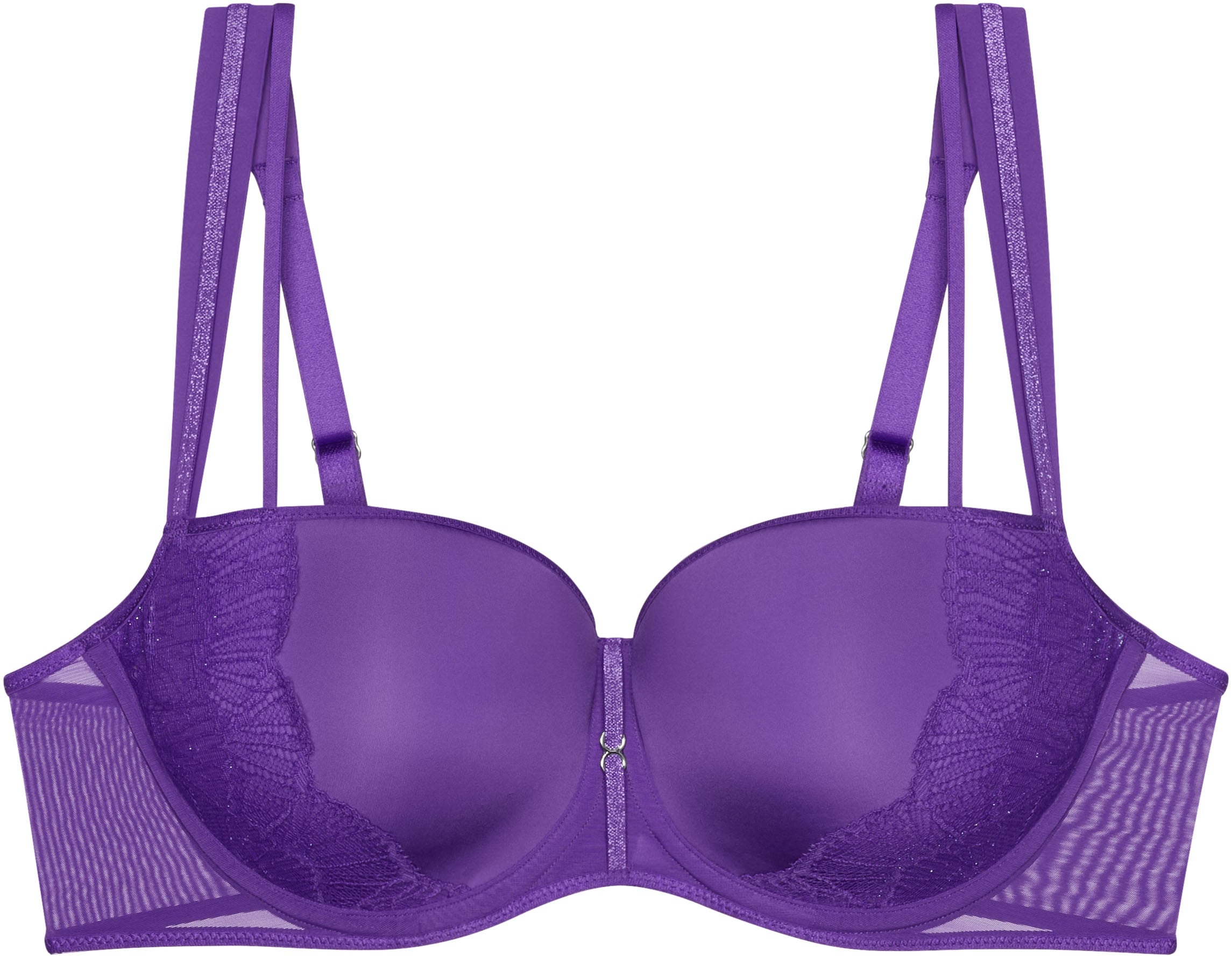 Triumph Balconette-BH »Palina Moonlight Kiss« Triumph x Palina Rojinski, gefütterte Spacer-Cups, Spitze, Glitzergarn