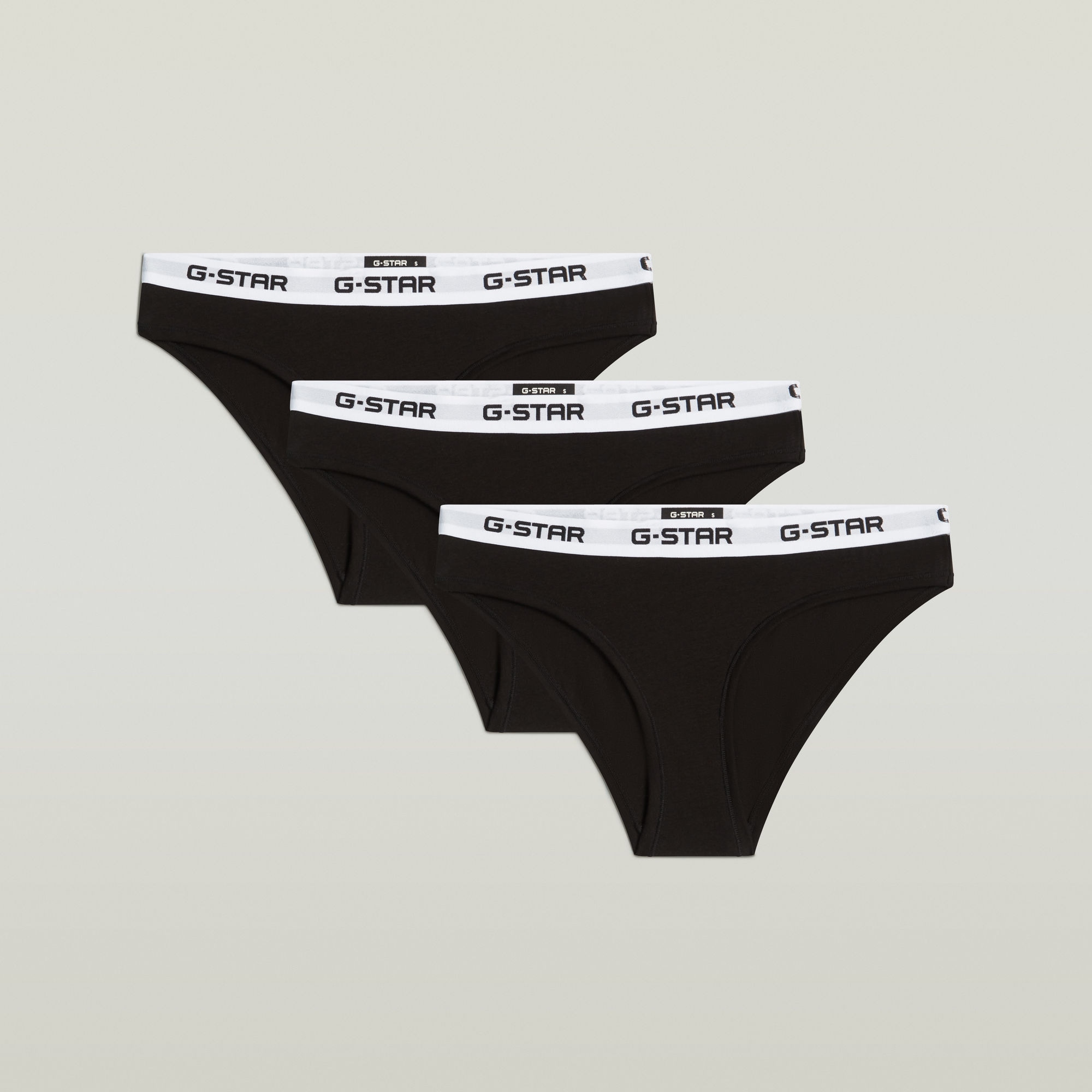 G-STAR Hipster »FLUORITE, 3 PACK HIPSTER BRIEFS« Paquet, 3 cuis mit Logobund