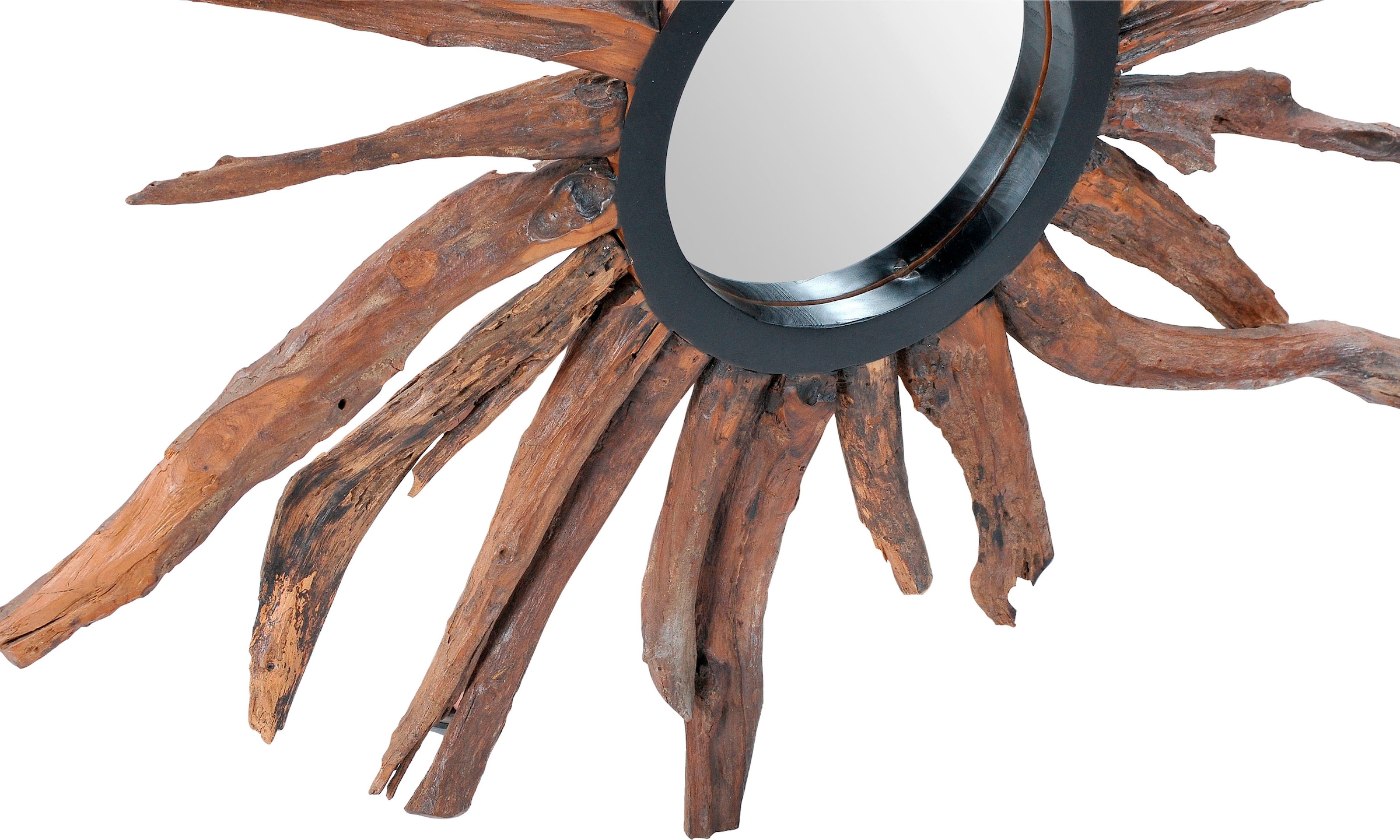 SIT Miroir »Romanteaka Altholz Teak Vintage Shabby Chic Wandspiegel« Miroir en teck recyclé style shabby chic vintage