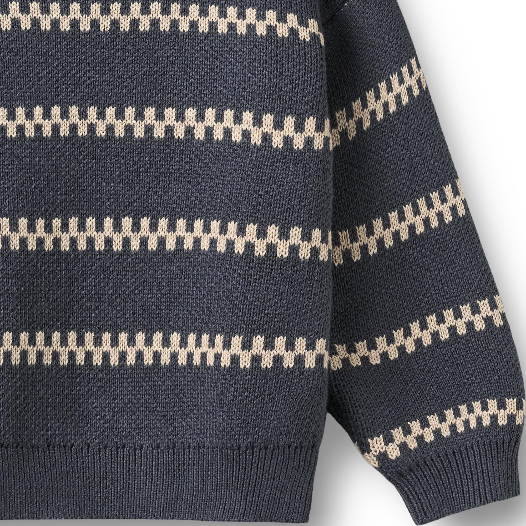 WHEAT Strickpullover »Jacquard Pullover Harlow« Baumwolle