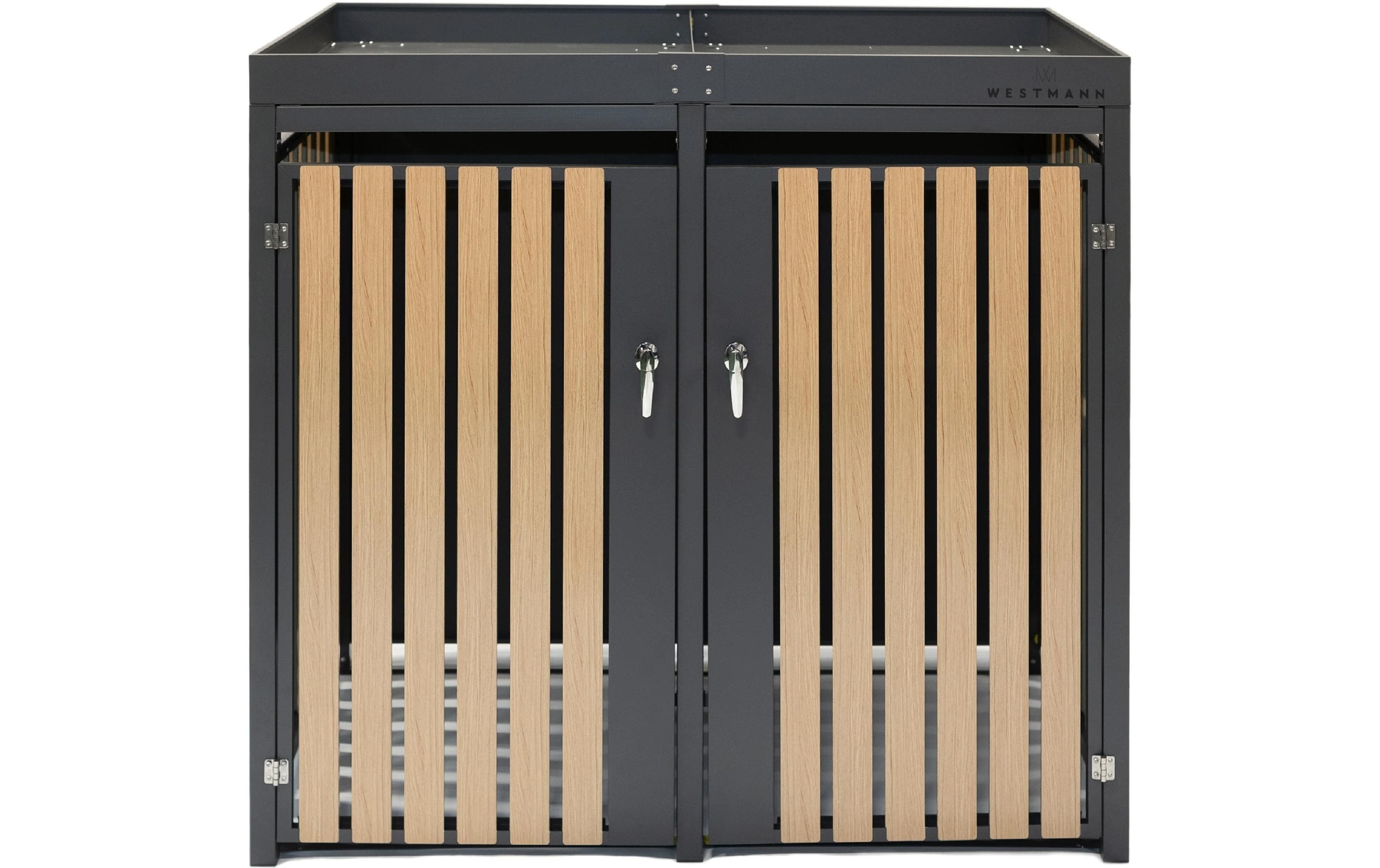 WESTMANN Boîte de jardin »WMHHWTC-62« pour 2x240 l, LxPxH : 134x84x125 cm