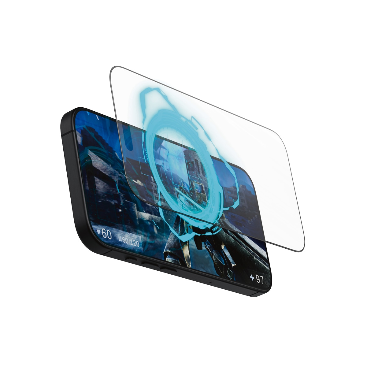 PanzerGlass Displayschutzglas »Gaming Screen Protection« für Apple iPhone 16 Pro Displayschutzfolie, Schutzfolie, Bildschirmschutz, kratz- & stossfest