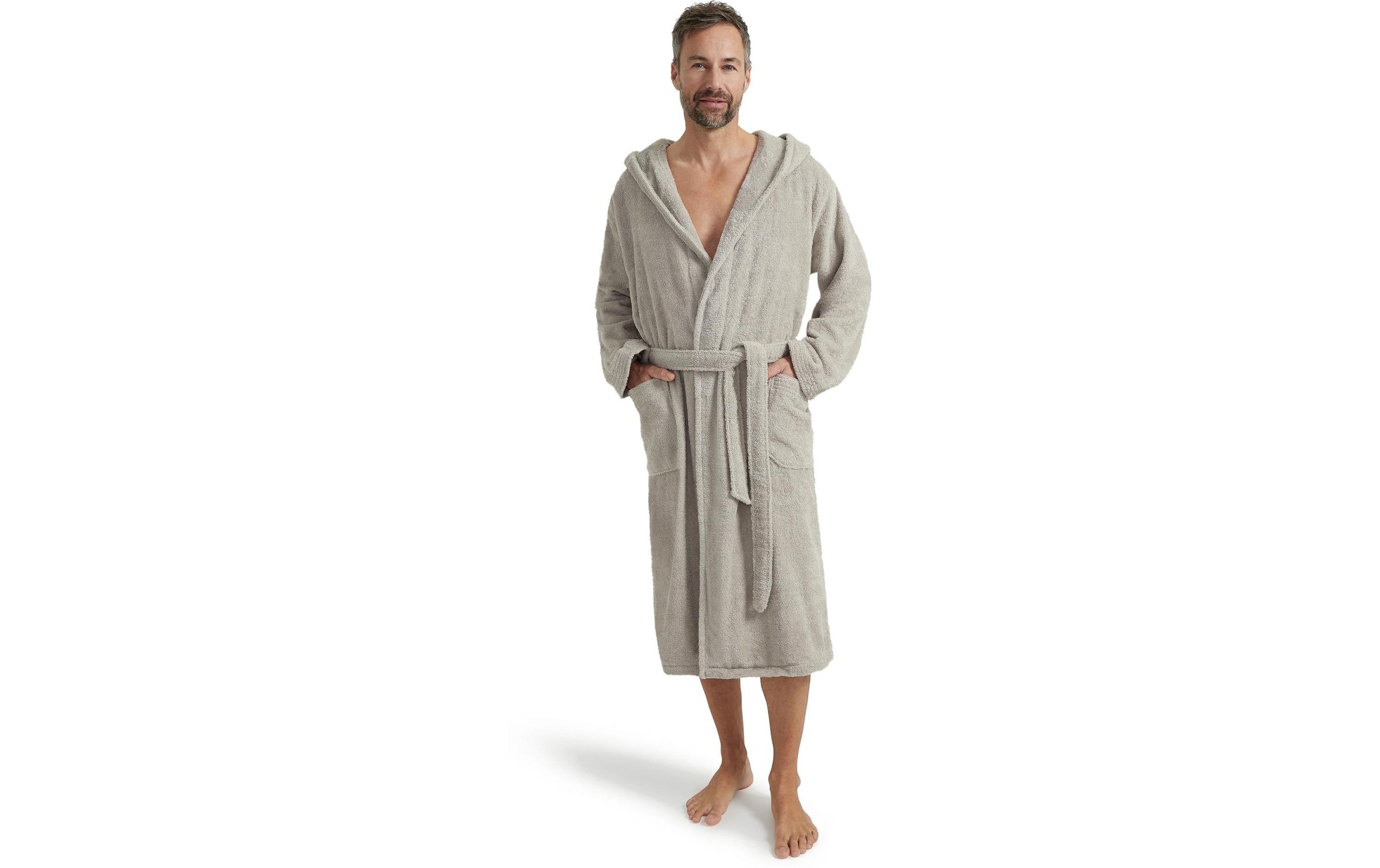 Möve Unisex-Bademantel »Superwuschel Kapuze, ideal für Sauna & Spa, Hotelbademantel« 1 Stk. in Uni