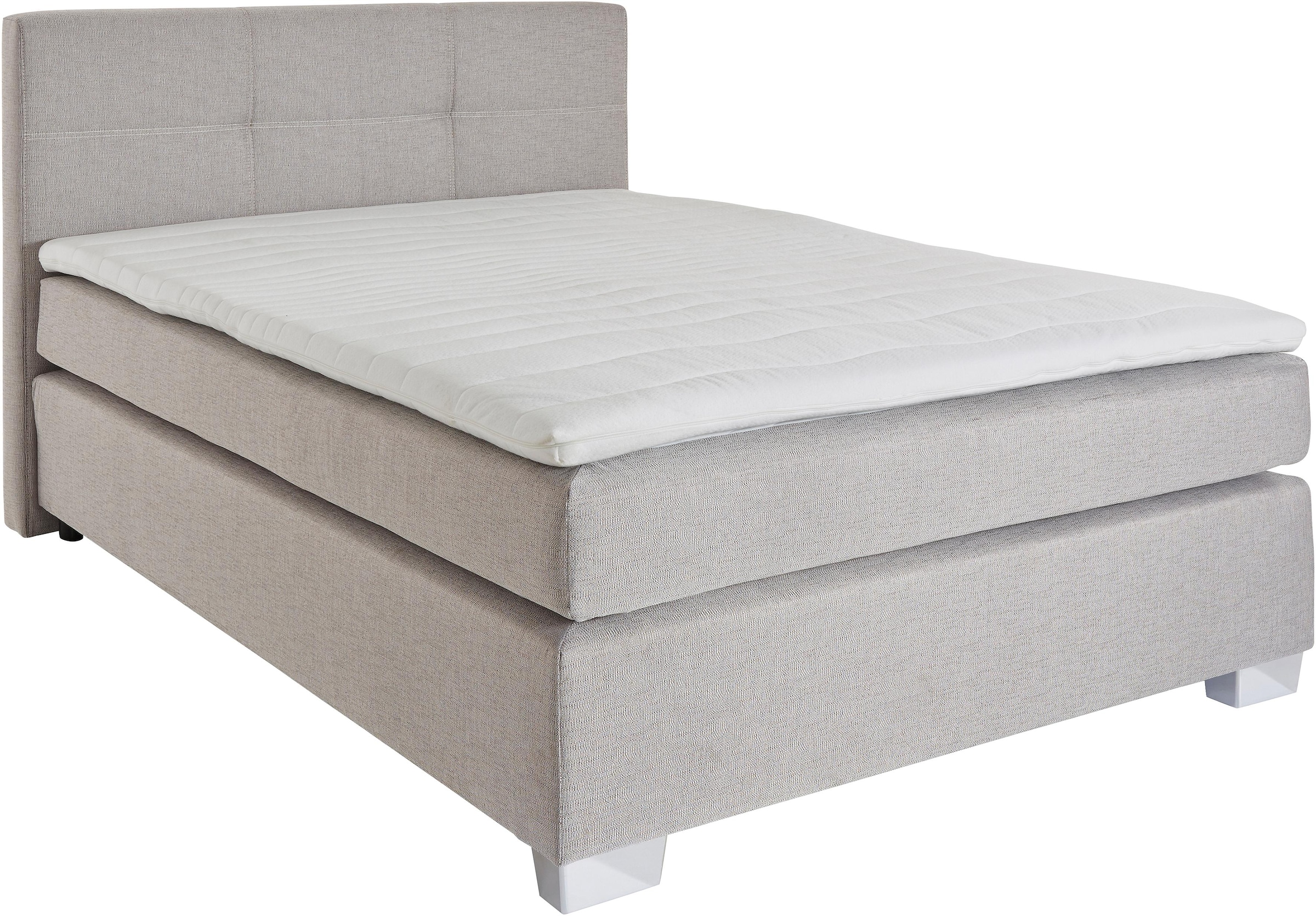 Jockenhöfer Gruppe Boxspringbett »Evita« inkl. Topper und Kissen, erhältlich in 140 & 180cm Breite