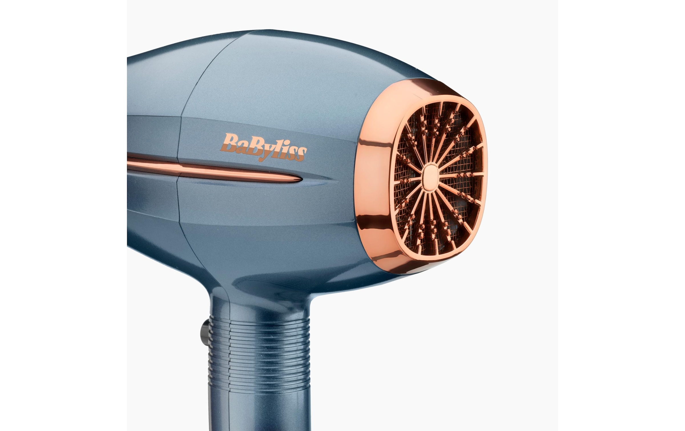 BaByliss Haartrockner »BaByliss Denim Luxe Haartrockner mit Ionen-Technologie, D251PE« 2.200 W Föhn mit Aufsatz, HTDC-Motor, 2200W, Keramik-Technologie