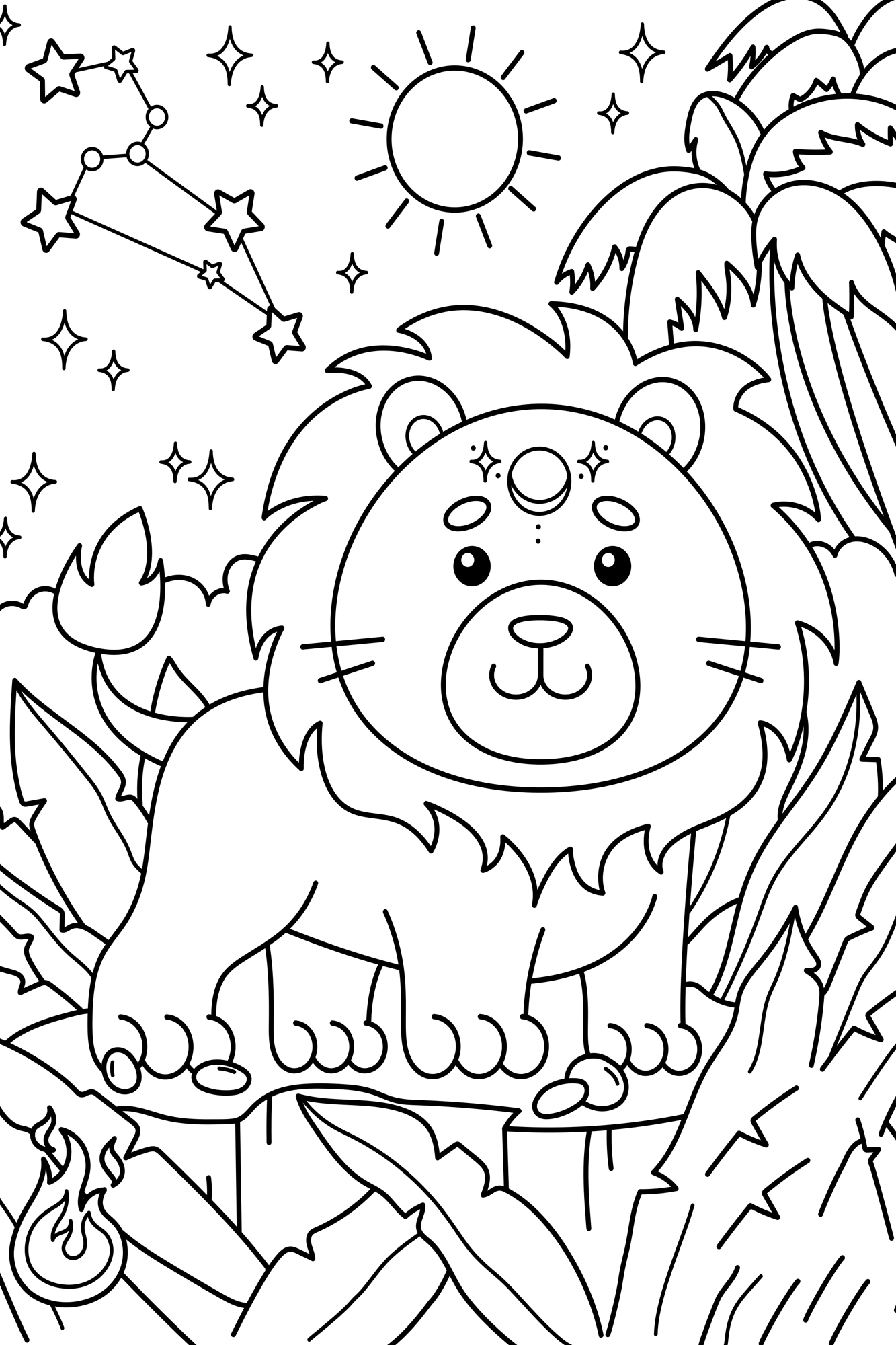 queence Image »Löwe im Dschungel« Fantaisie classique | Feuilles | Fille | Images de contes de fées | Images de feuilles | Lion | Lions | Personnages 1 cuis tlg. Image murale DIY en Dibond
