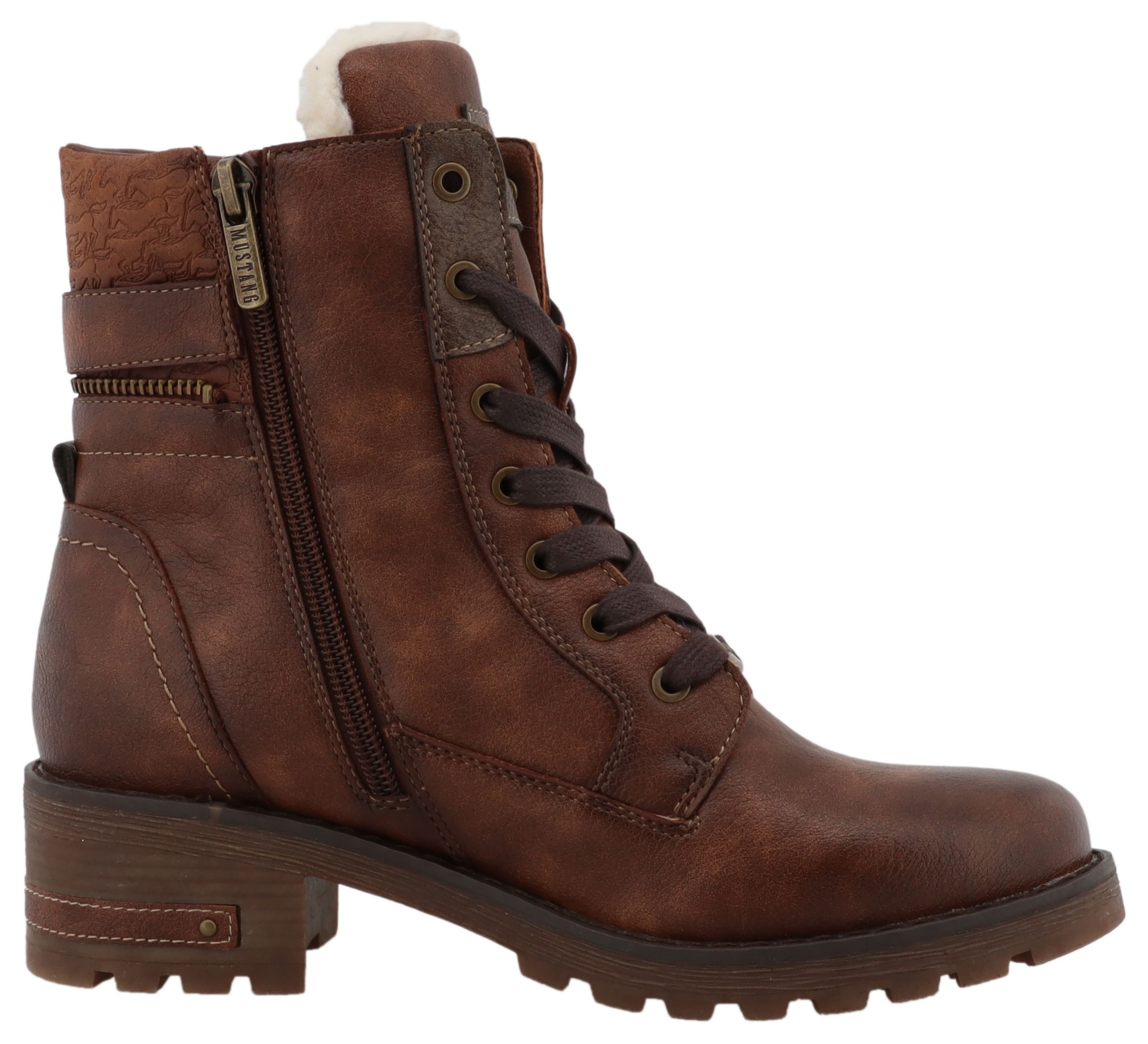 Mustang Shoes Bottes d'hiver »Haukea«  bottines d'hiver, boots avec fermeture éclair intérieure