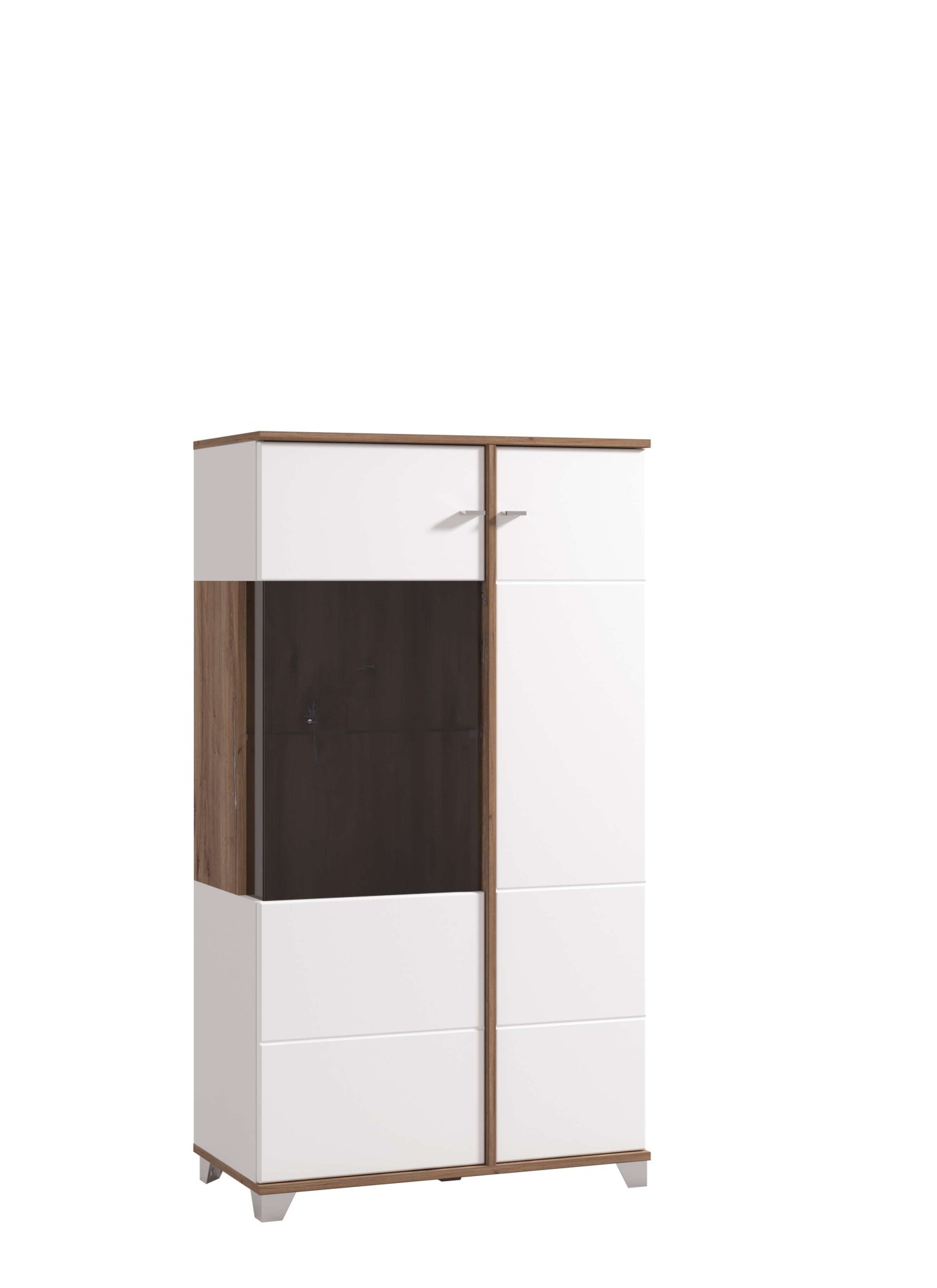 INOSIGN Buffet haut »Burgundy Sideboard, Stauraumschrank, Anrichte, Hochschrank, B93cm« Hochglanzfronten und eine Innenausstattung in Flagstaff Eiche