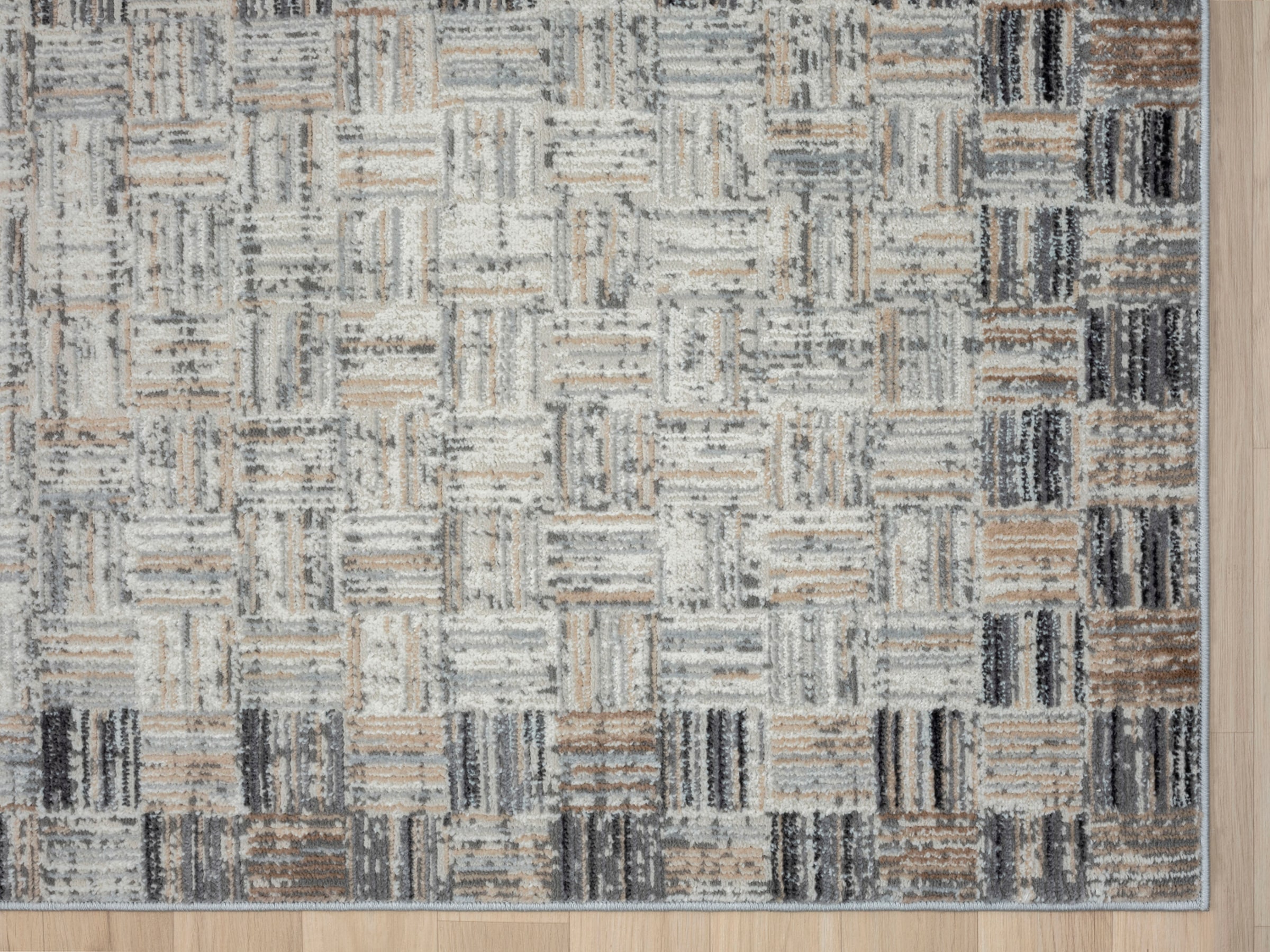 Myflair Möbel & Accessoires Teppich »My Mood, LAGERRÄUMUNG!« rechteckig 8 mm Höhe Kurzflor, Scandi-Design, mit Bordüre, besonders weich durch Microfaser