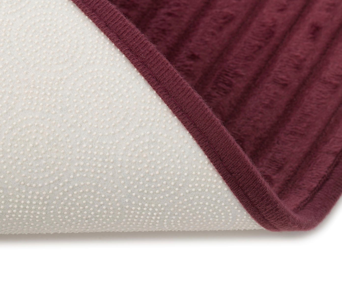 Gözze Tapis de bain »Berlin« Höhe 7 mm Badteppich, Uni Farben, Cord Optik, waschbar