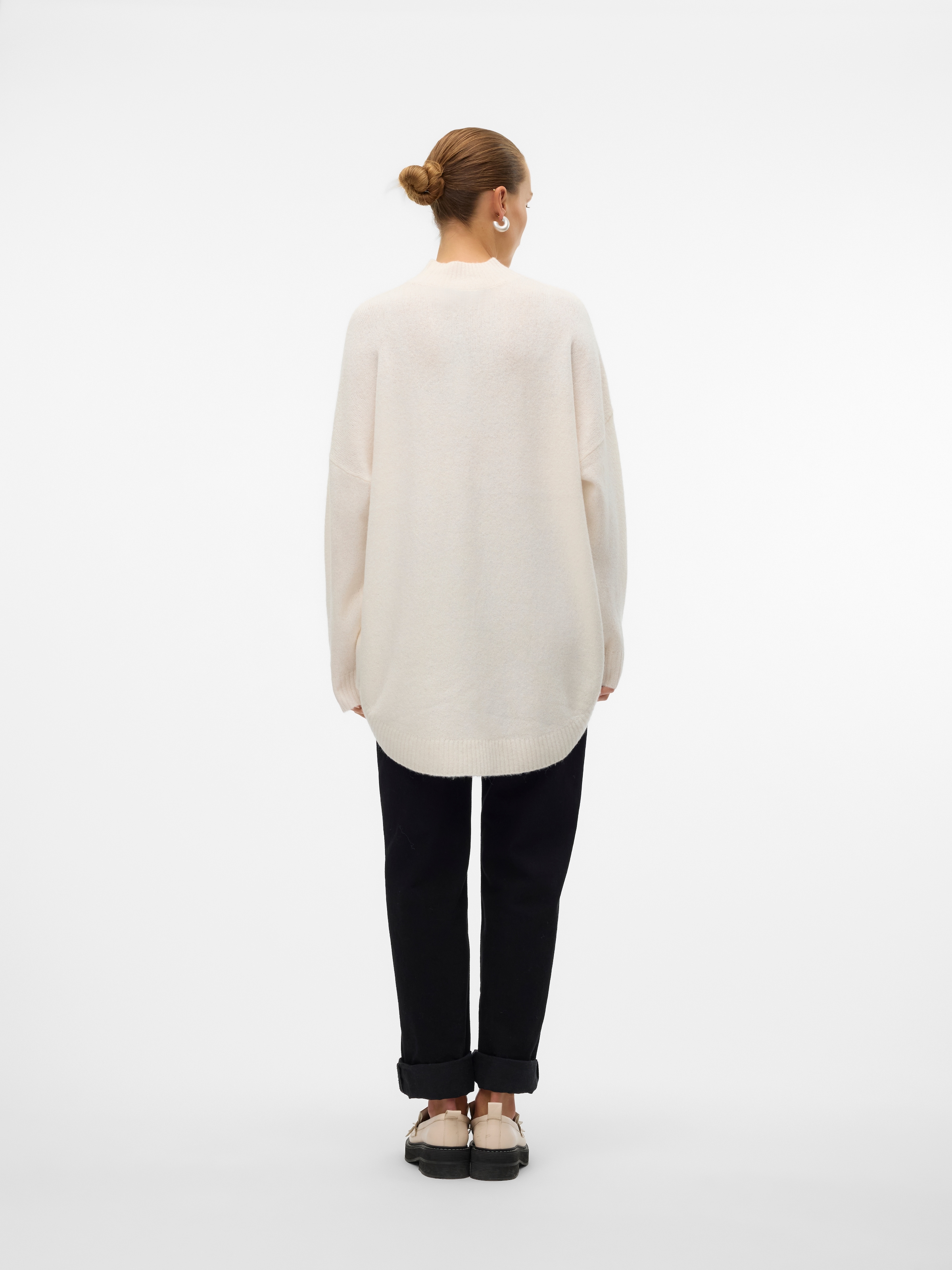 Vero Moda Pull en tricot »VMPLAZA LS HIGHNECK LONG PULLOVER GA BOO«